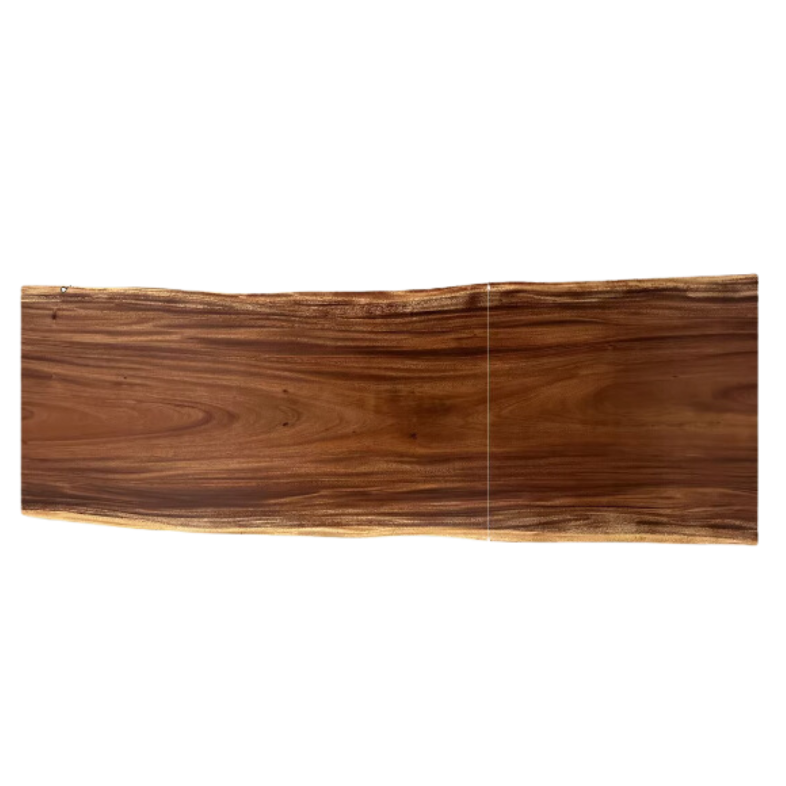 Black Walnut Solid Wood Natural Edge Large Top For Dining Table.
