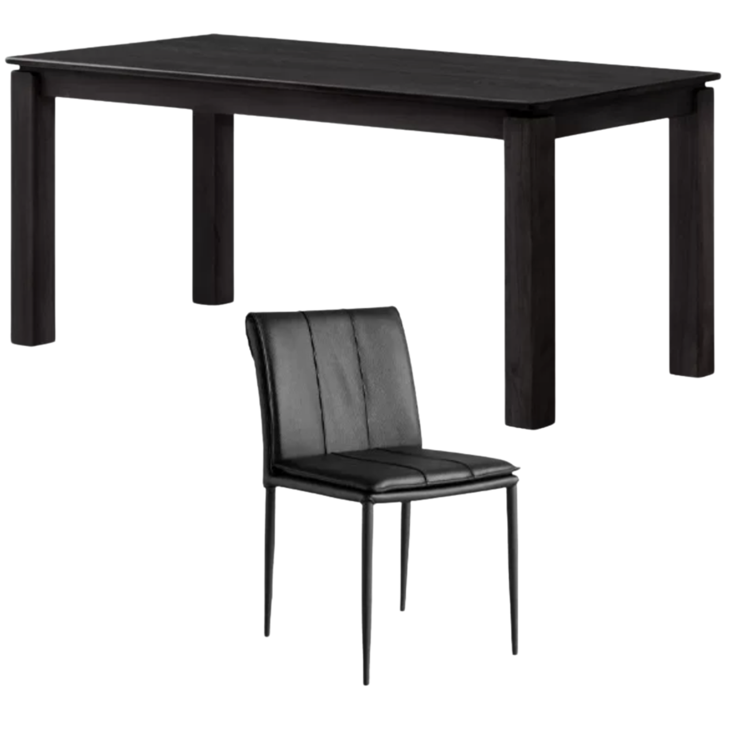 Oak, Ash Solid Wood Dining Table Modern and Simple