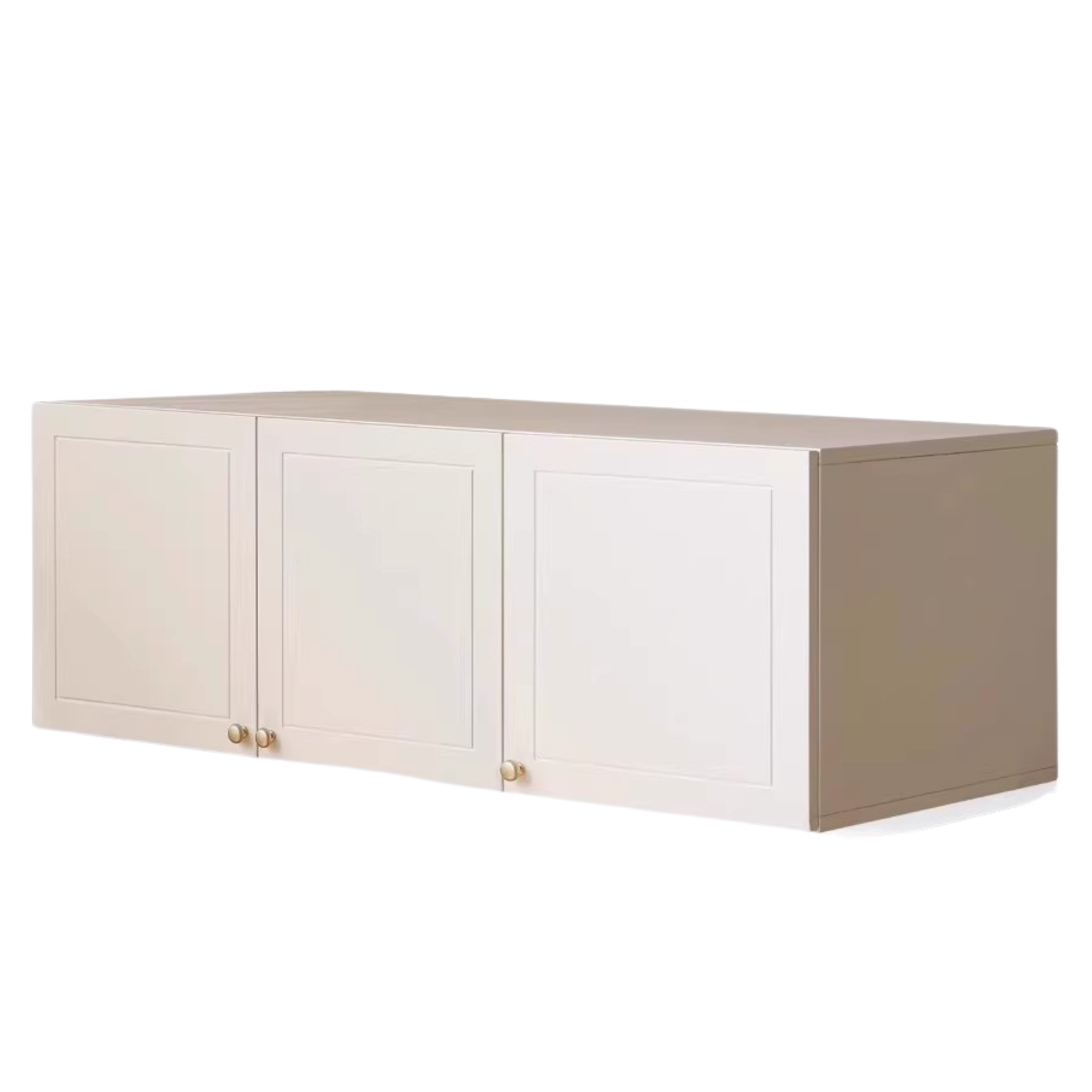 Pine Solid Wood Wardrobe French Cream Style.