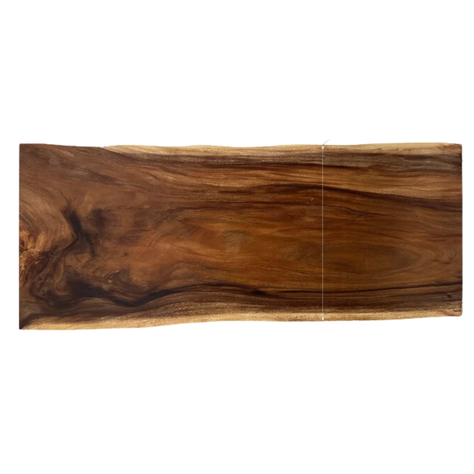 Black Walnut Solid Wood Natural Edge Large Top For Dining Table.