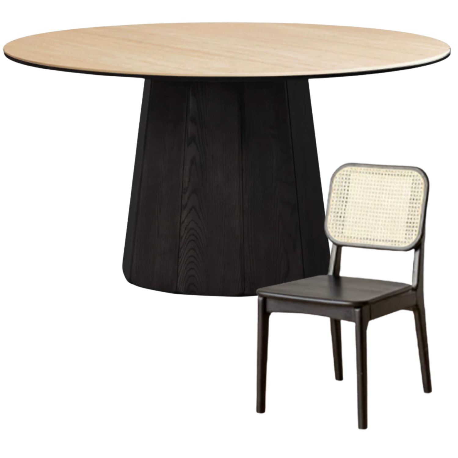 Ash Solid Wood Modern Minimalist Style Dining Table