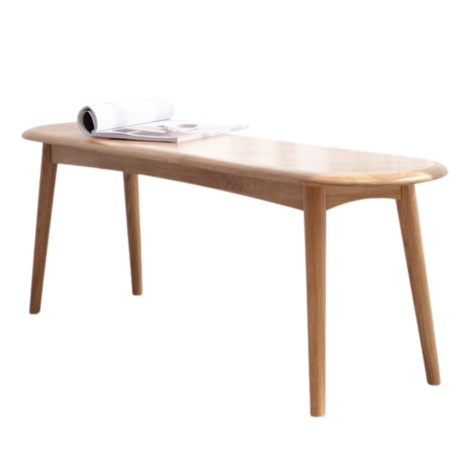 Oak Solid Wood Simple Bench