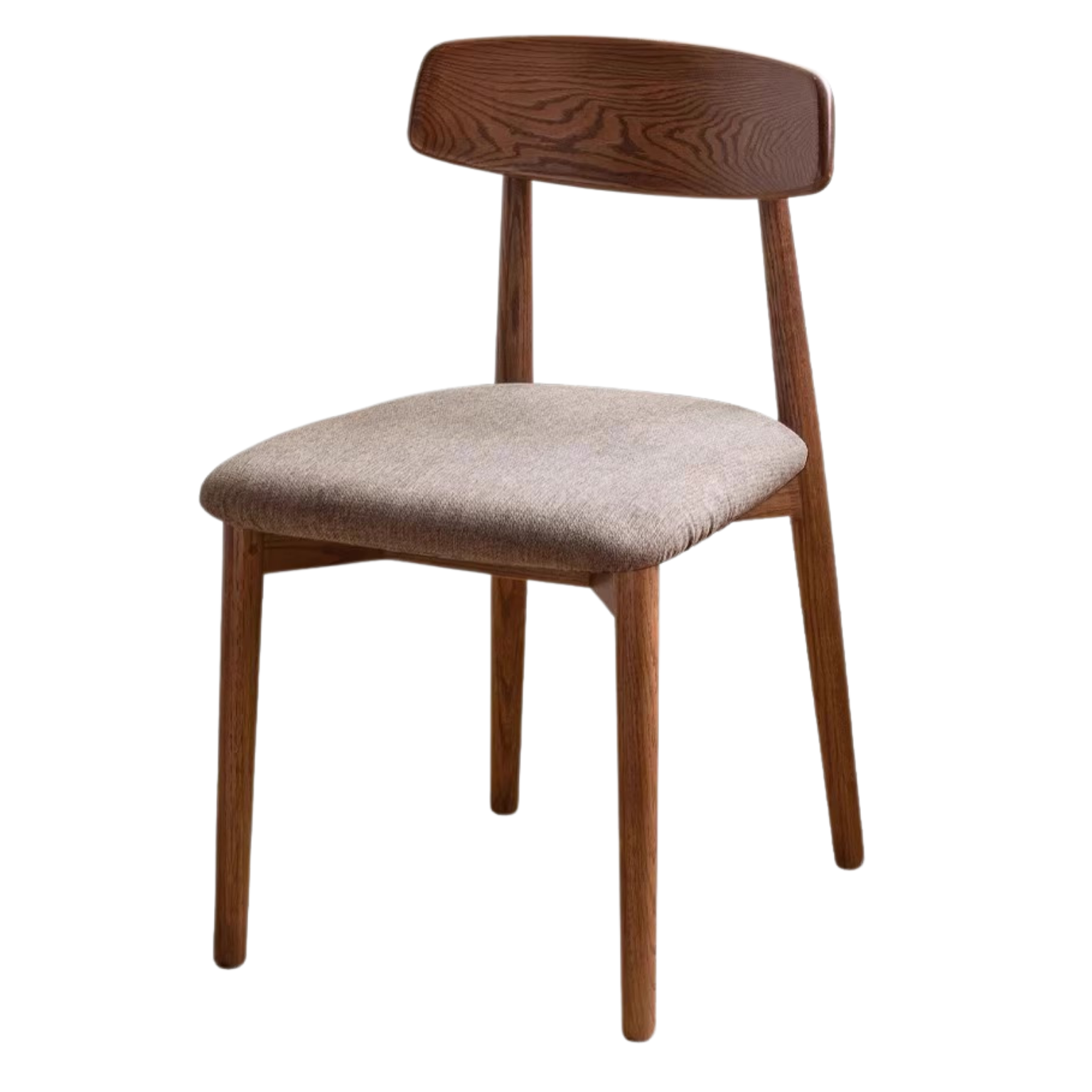 4 pcs set Black Walnut, Ash, Oak, Beech, Cherry Solid Wood Simple Modern-Dining Chair