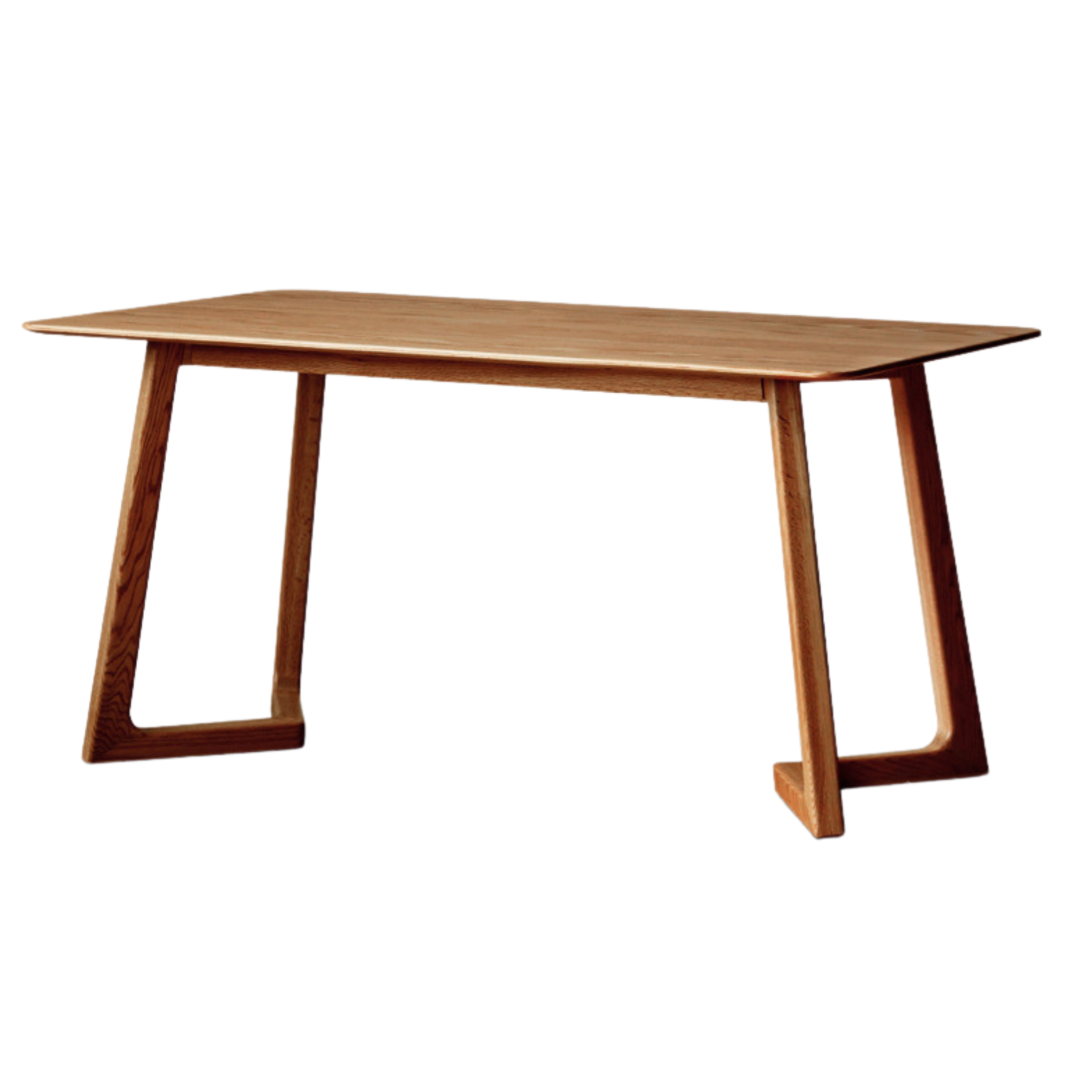 Black Walnut, Oak Solid Wood Rectangular Dining Table