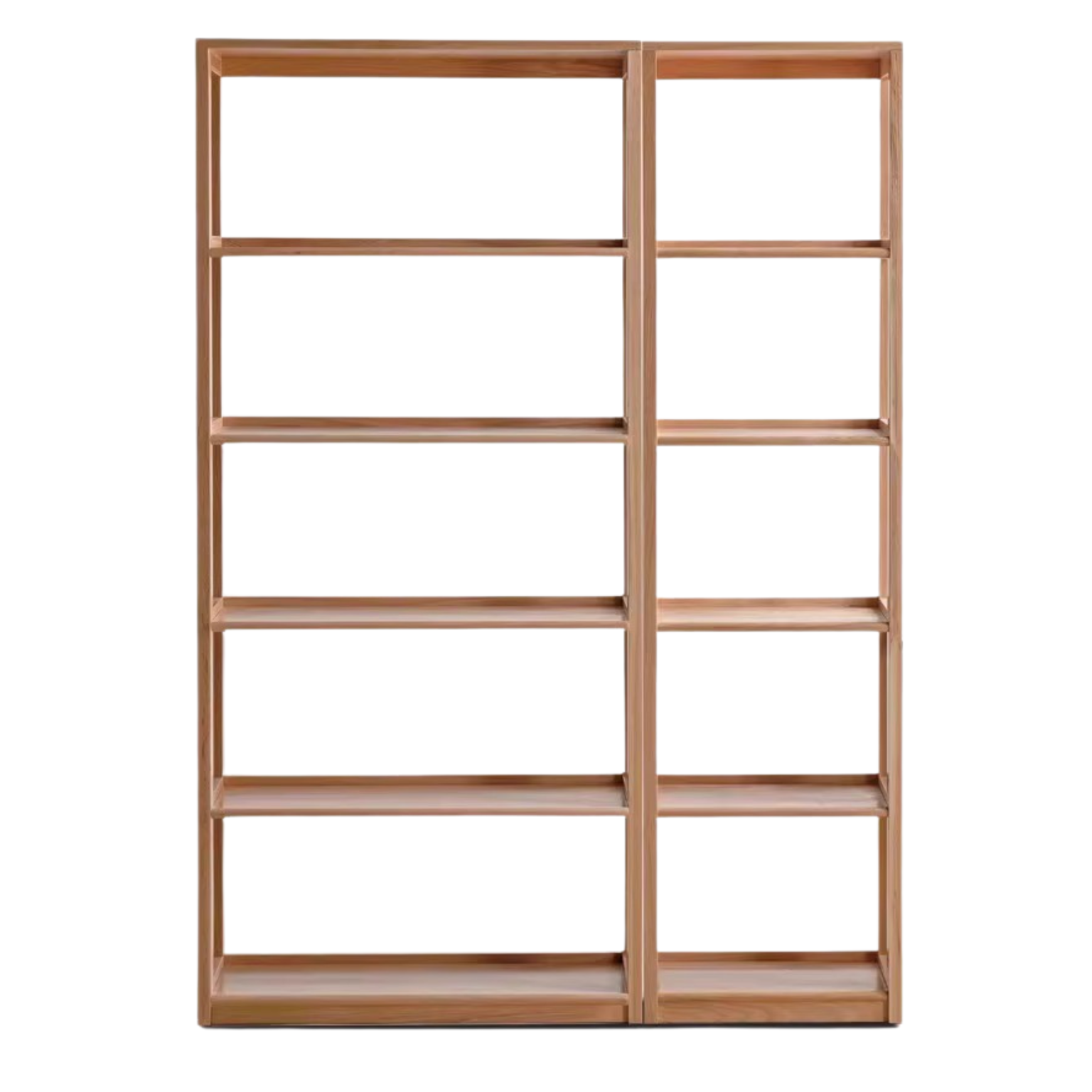 Oak Solid Wood Multi-Layer Bookshelf