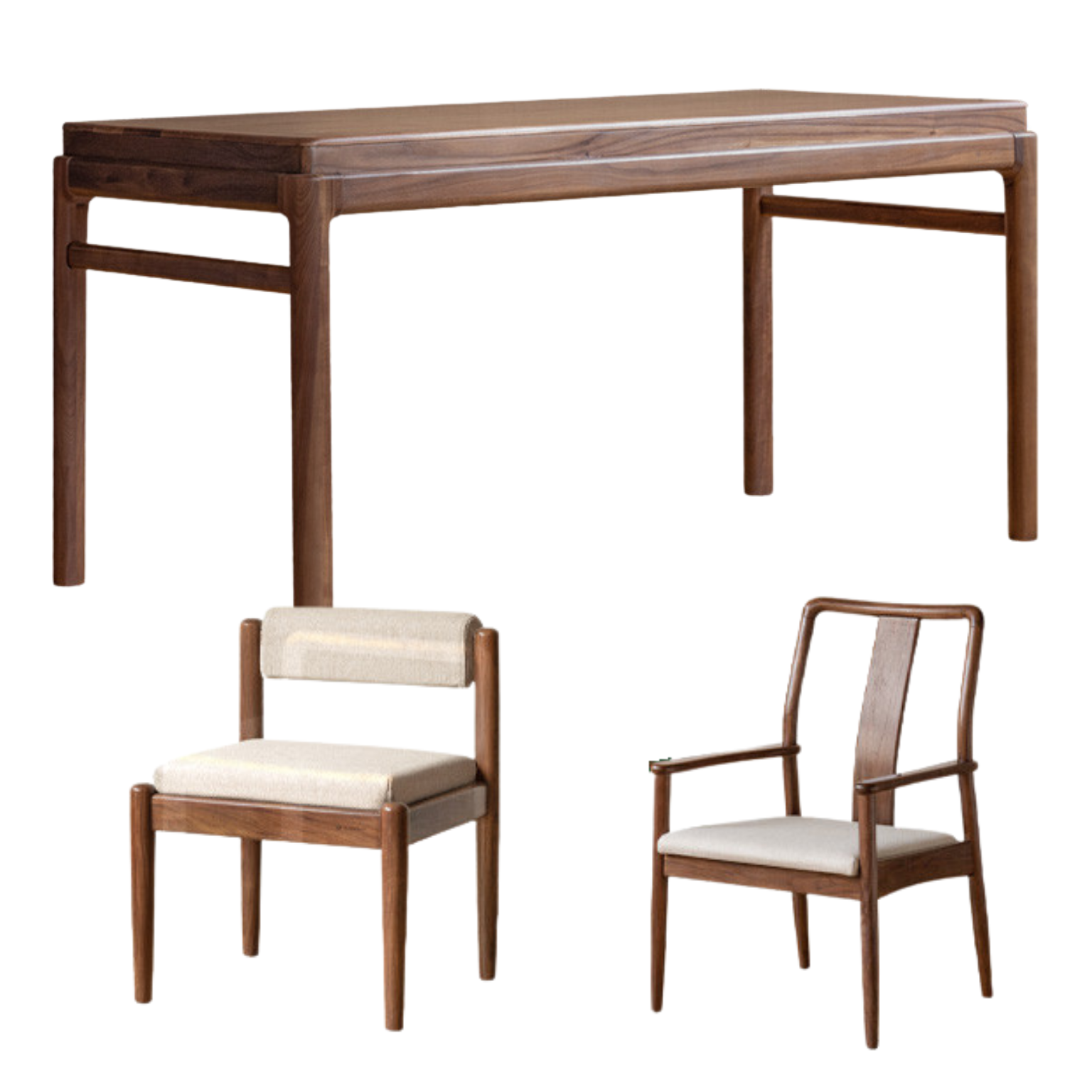 Black Walnut Solid Wood Tea Table