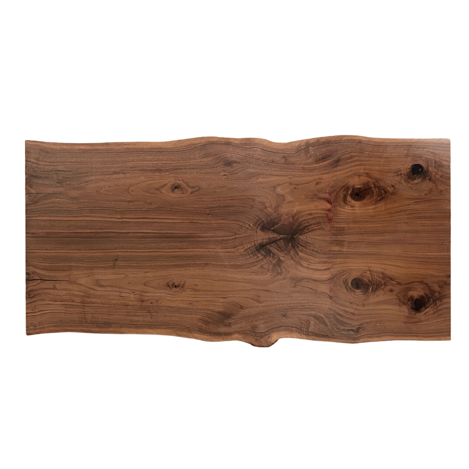 Black Walnut Solid Wood Natural Edge Large Board Dining Table