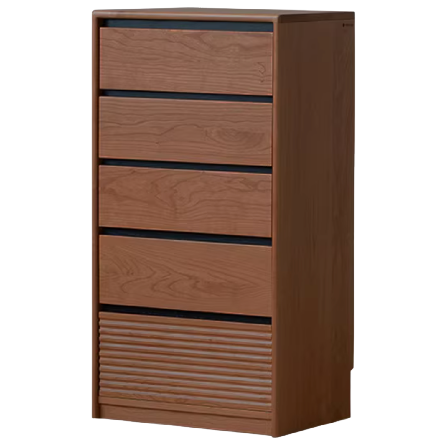 Black Walnut, Sandawood Light Luxury Retractable Vanity Table.