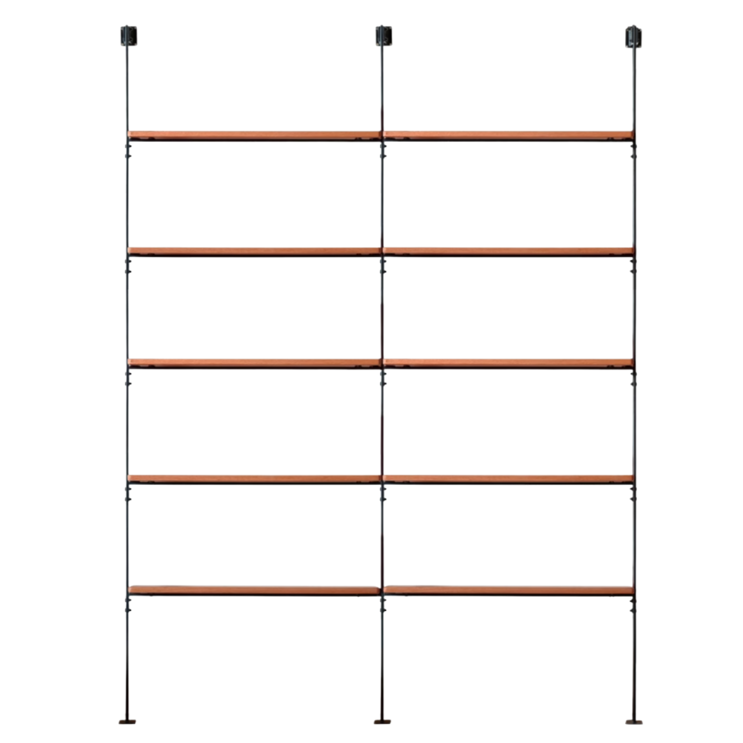 Oak, Poplar Solid Wood Industrial Style Multi-layer Storage Rack