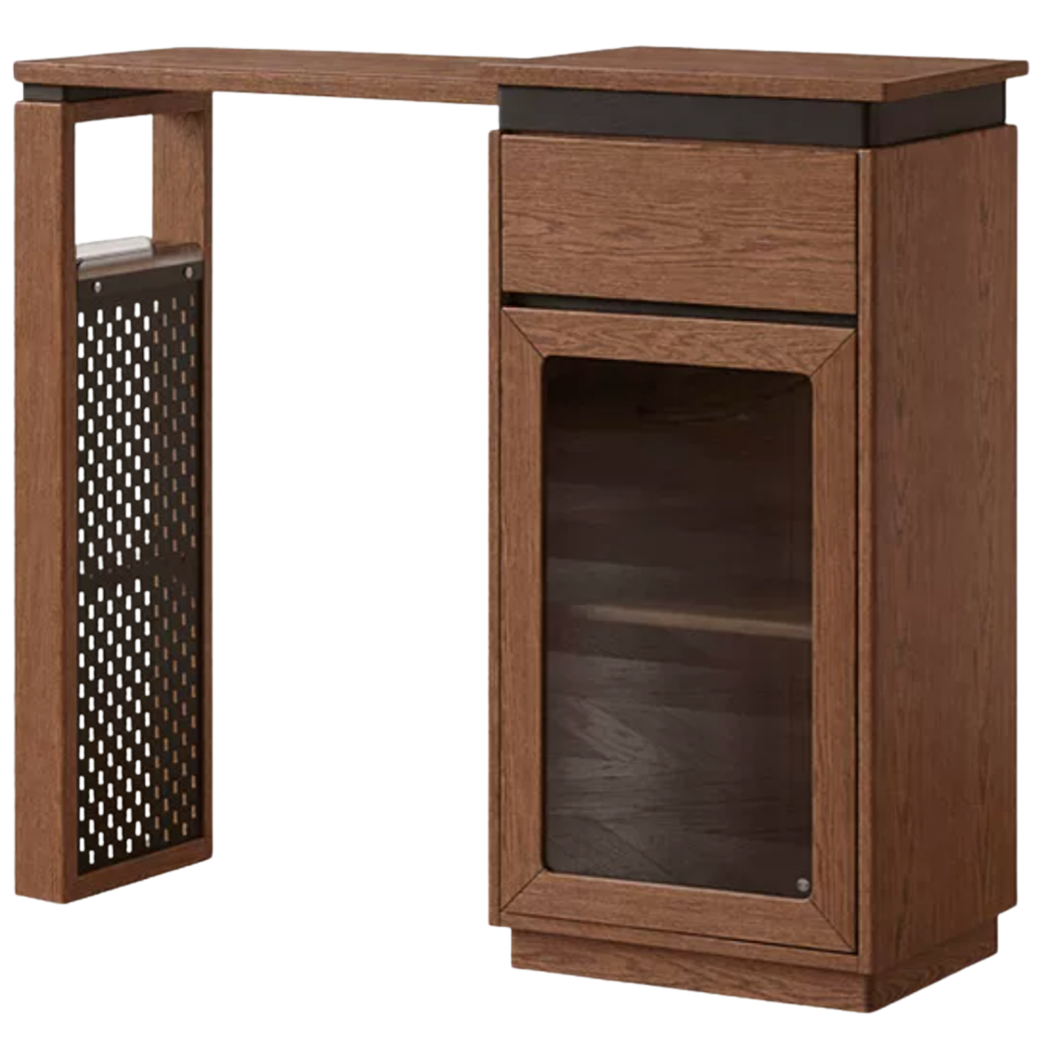 Oak Solid Wood Telescopic Partition Bar Table