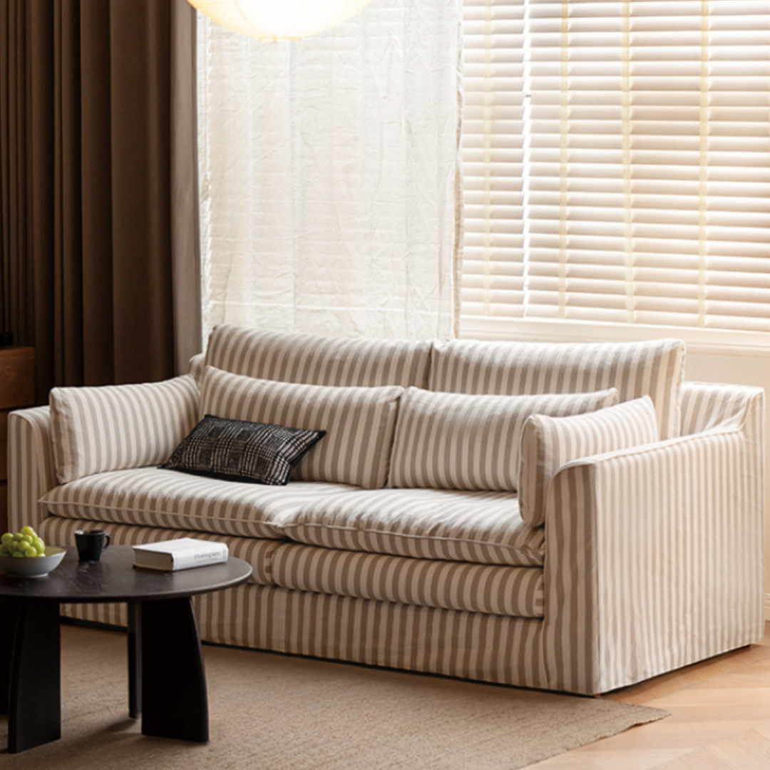 Fabric Three Seat Modular Sofa Modern-
