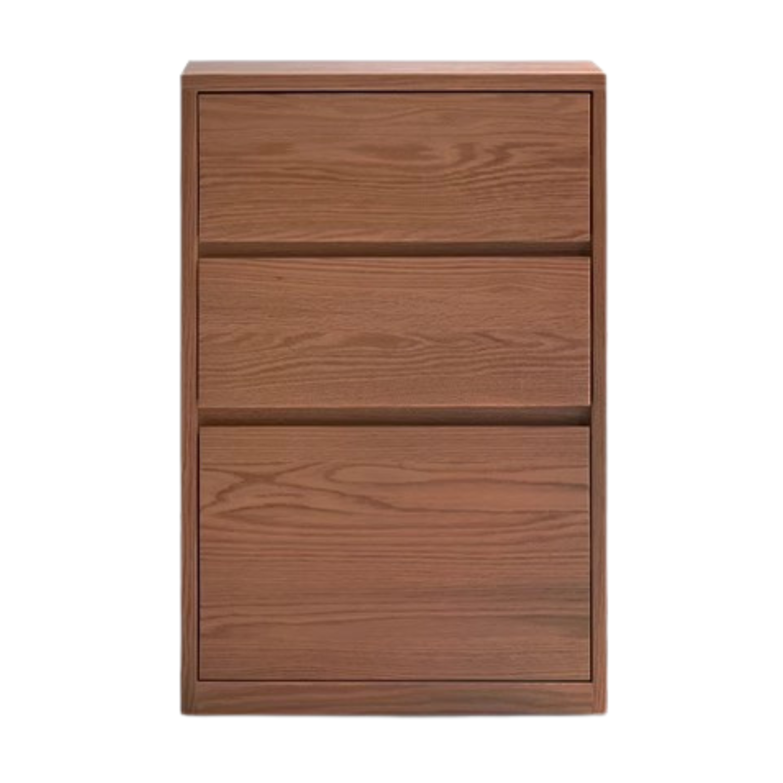 Black Walnut, Oak Solid Wood Low Bookcase, Modern Modular Storage Shelf Cabinet