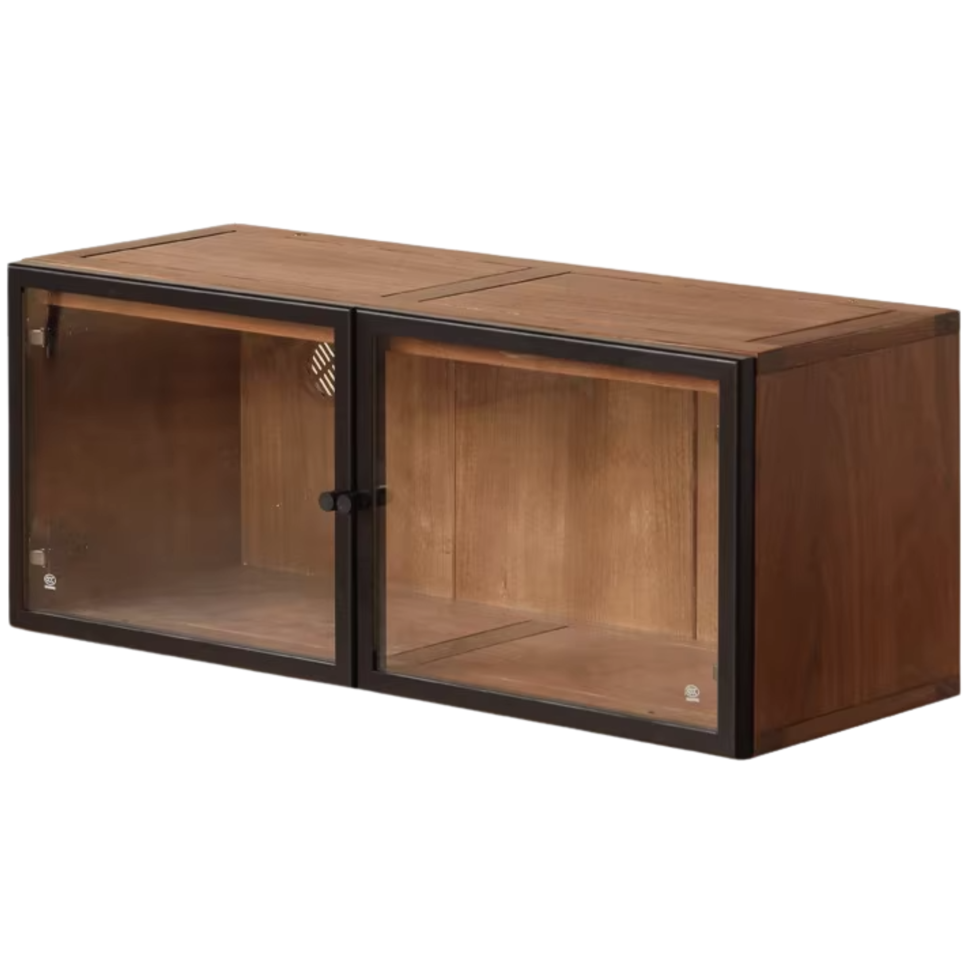 Oak, Cherry, Black Walnut Solid Wood Top Cabinet Combination Bookcase