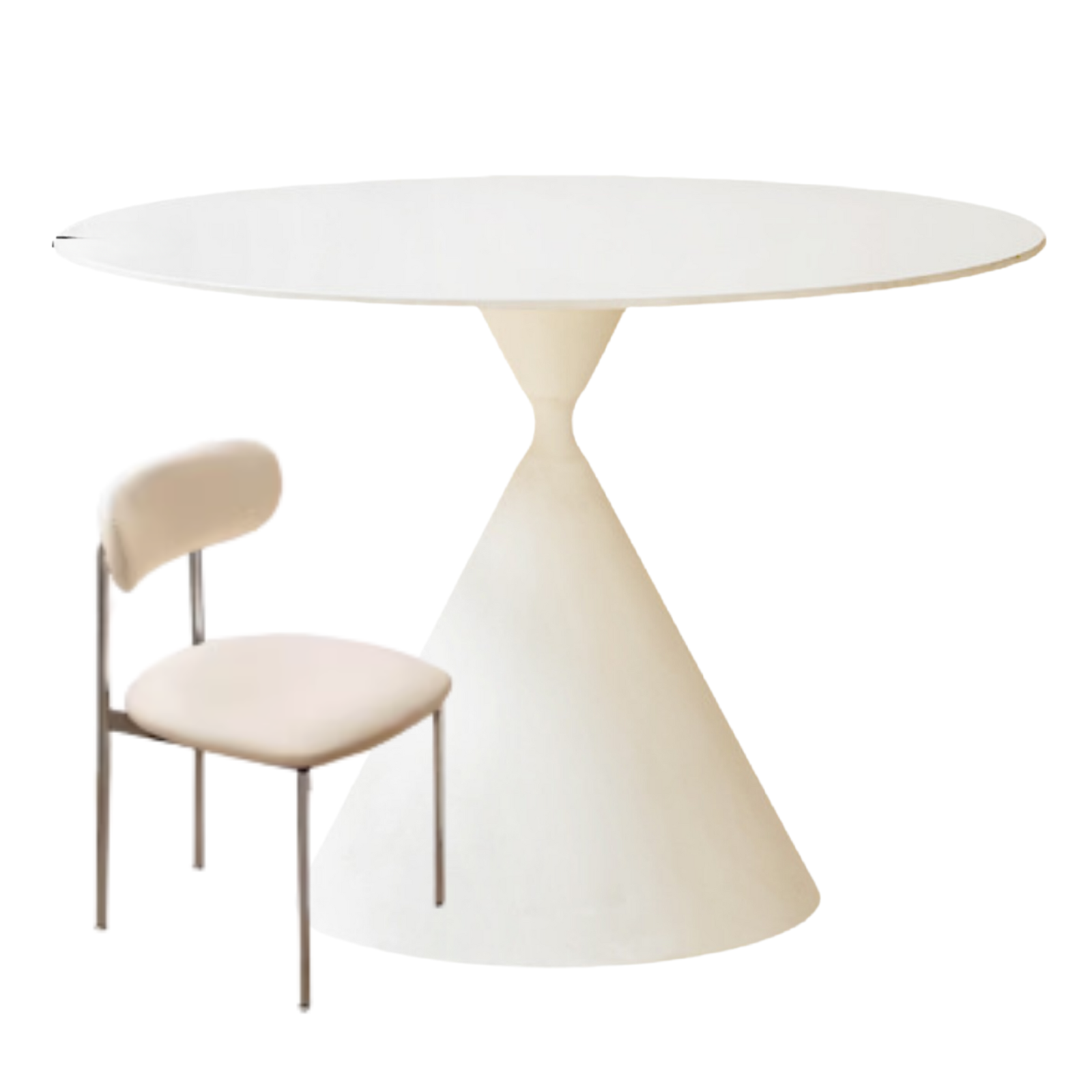 Rock Cream Style Round Table.