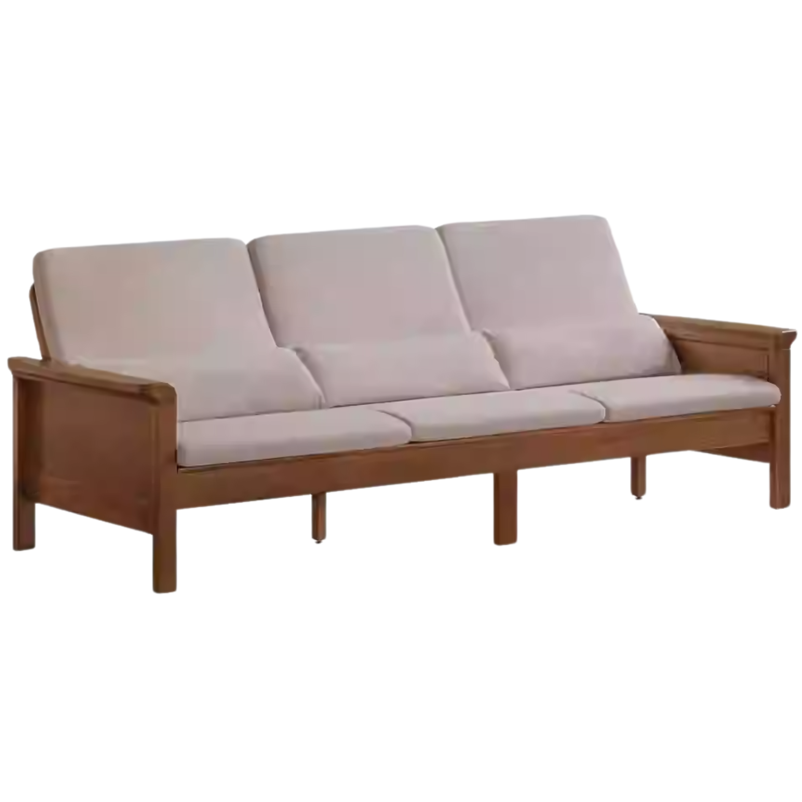 Ash Solid Wood Dual-purpose Fabric Sofa