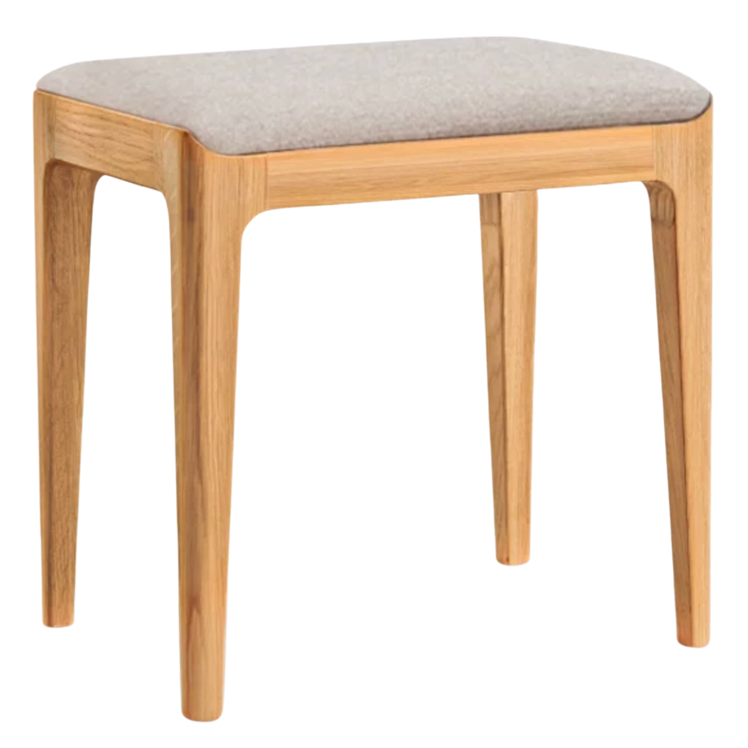 Ash, Oak Solid Wood, Solid RubberWood Makeup Stool