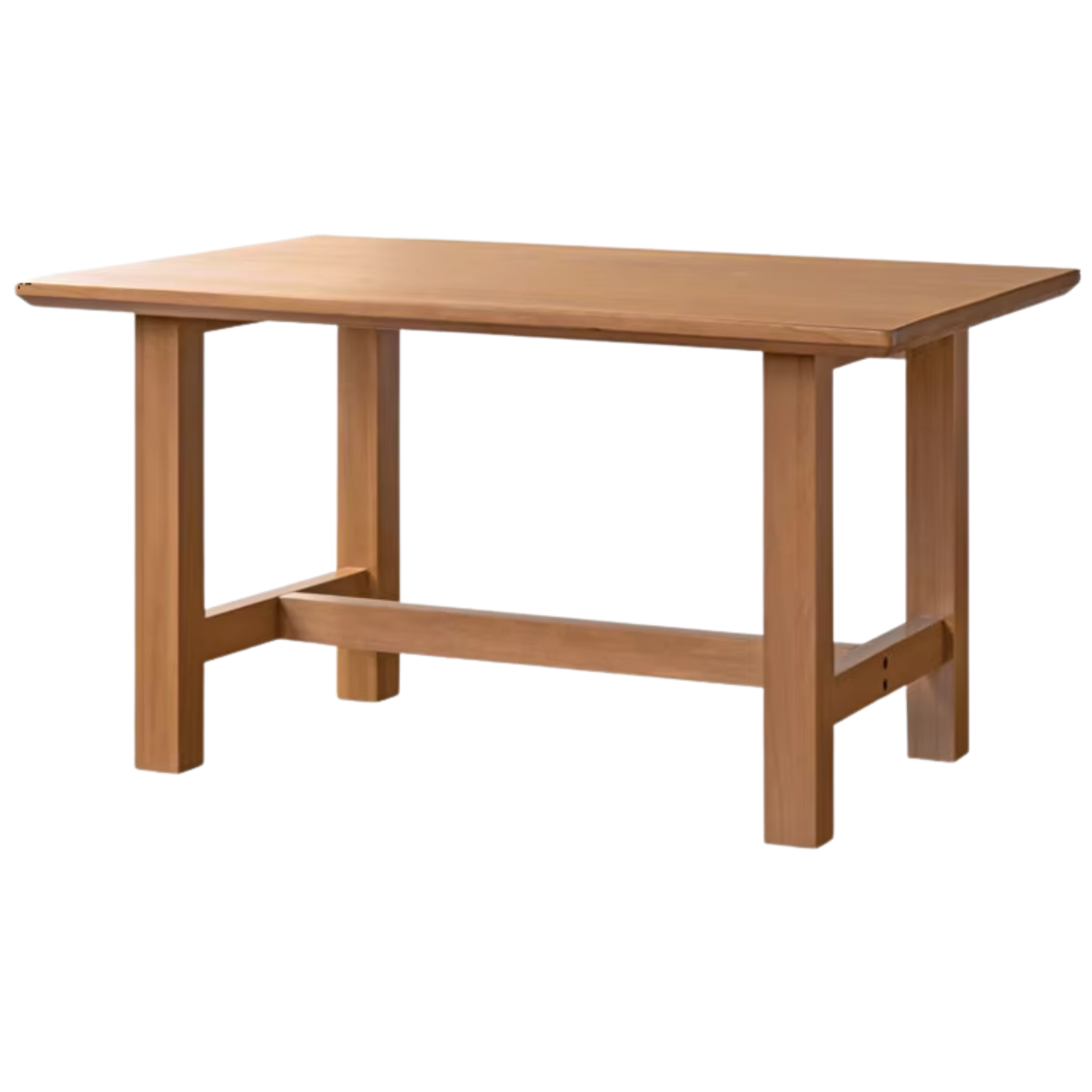 Oak, Ash, Poplar, Cherry Solid Wood Rustic Style Dining Table