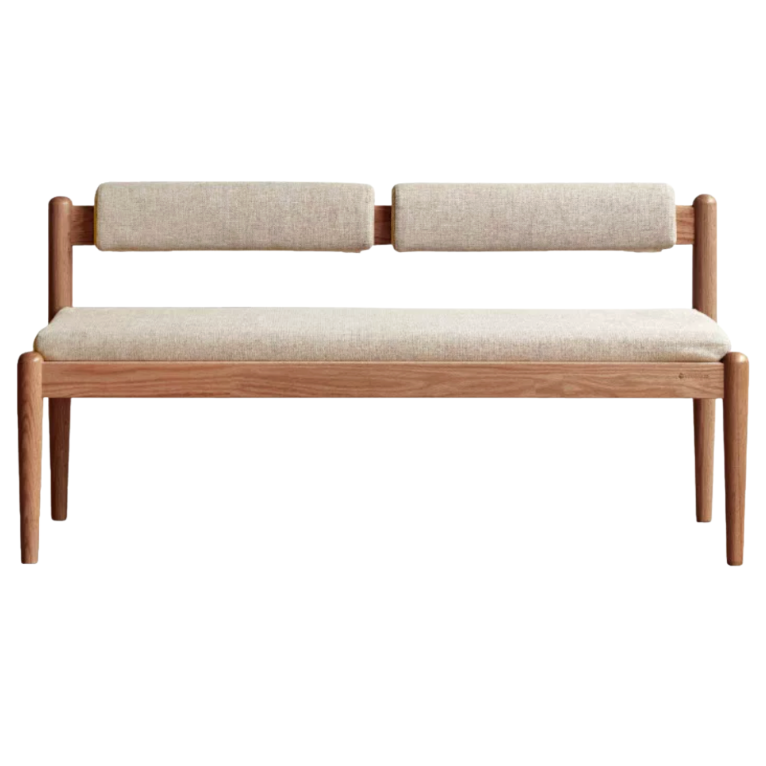 Black Walnut, Oak Solid Wood Soft Bench