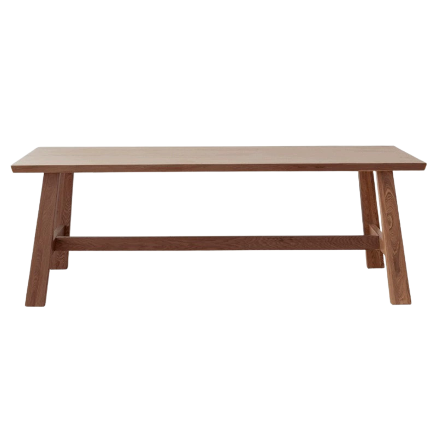 Ash Solid Wood Farmhouse Style Natural Edges Dining Table