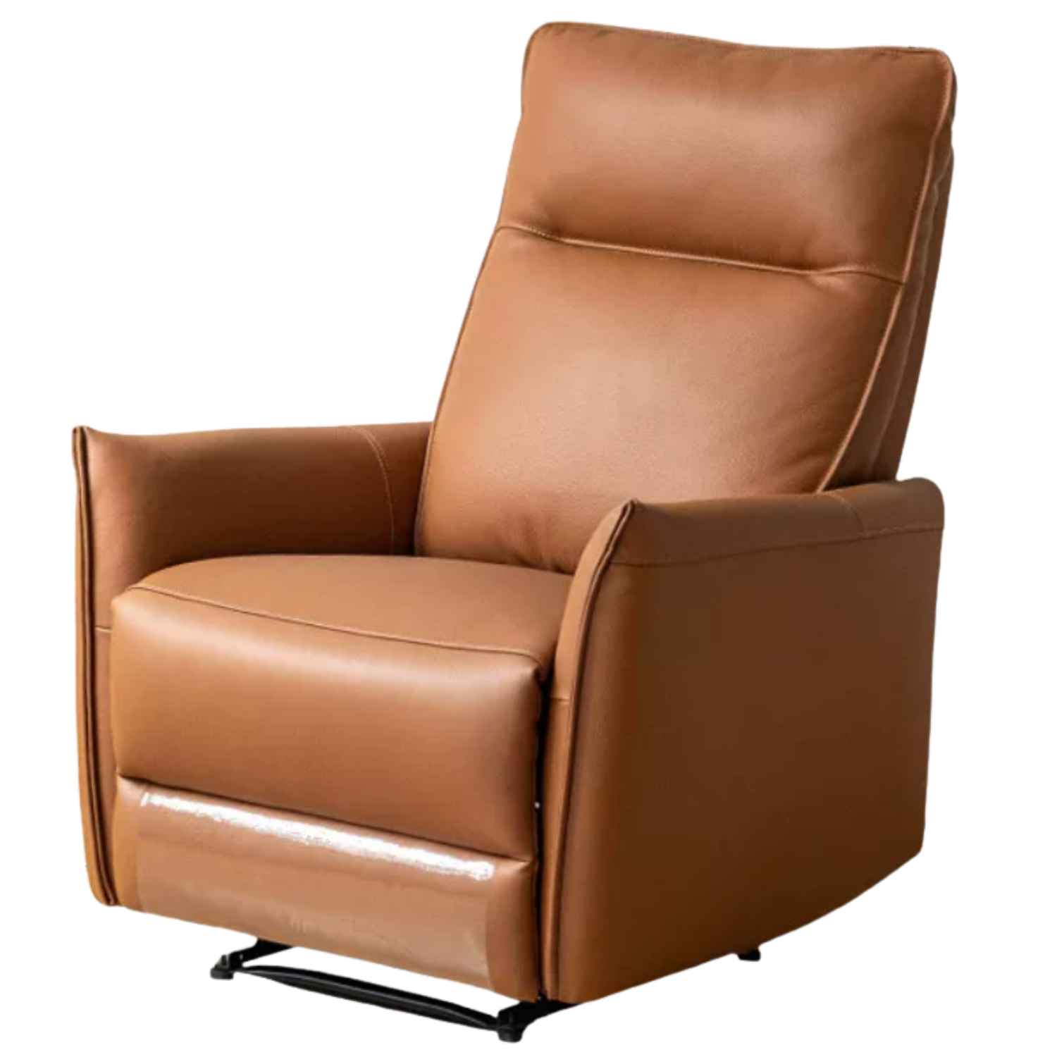 Genuine Leather Swivel Recliner Chair
