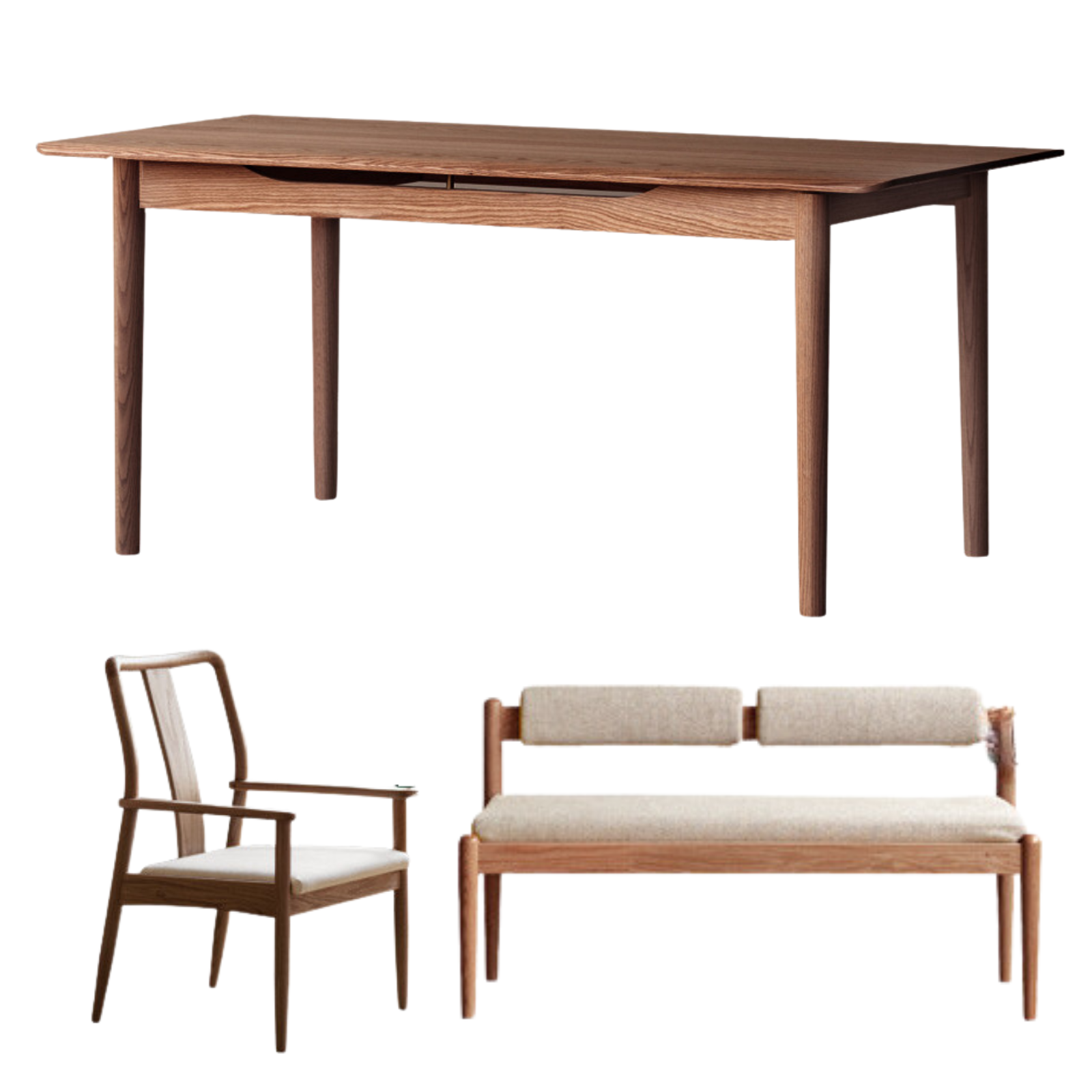 Oak Solid Wood Modern Tea Table