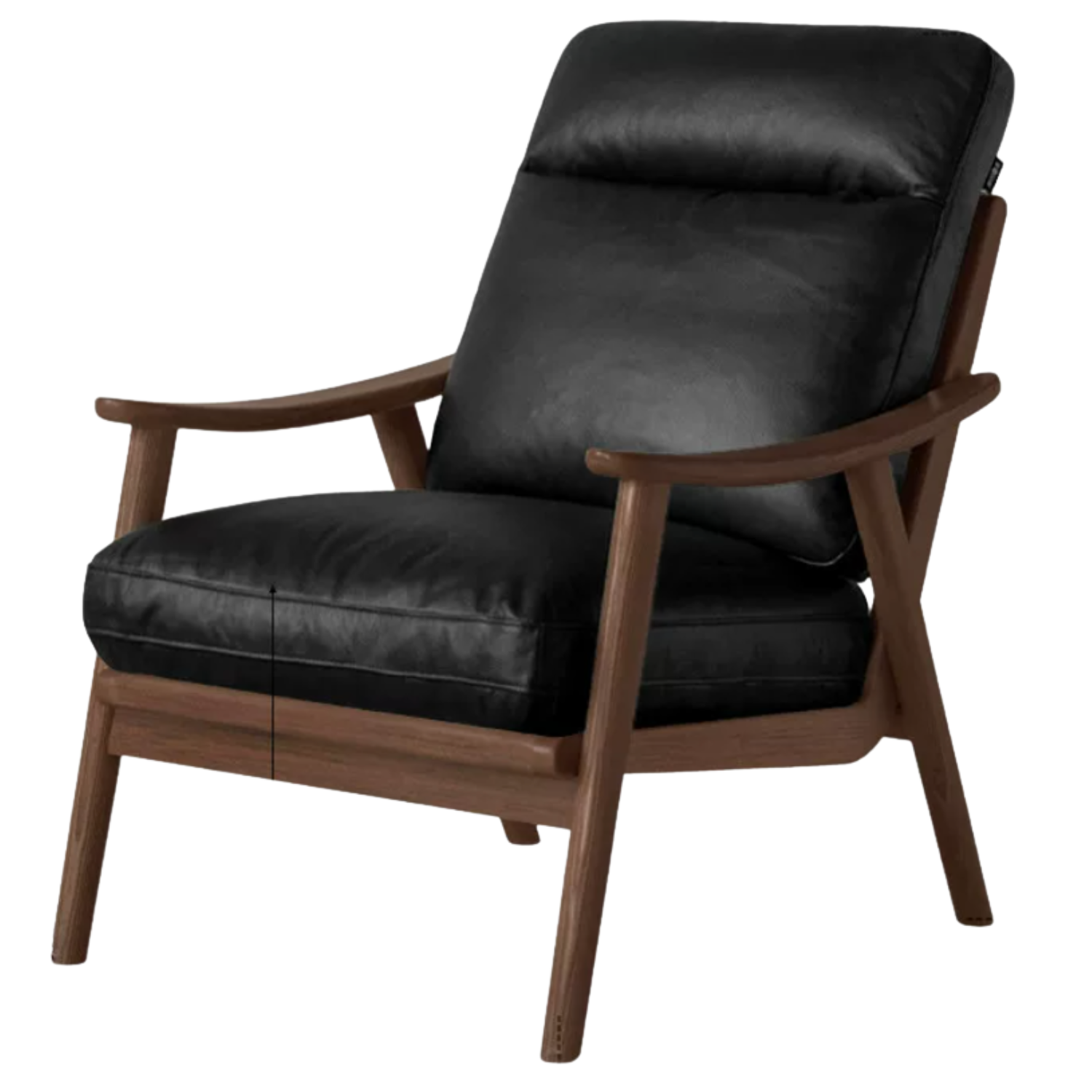 Black Walnut, Ash, Golden Pear Solid Wood Armchair