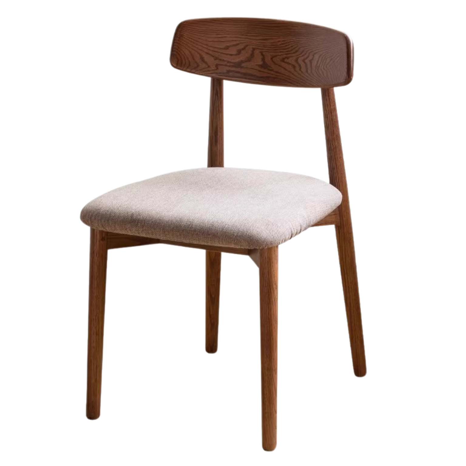 4 pcs set Black Walnut, Ash, Oak, Beech, Cherry Solid Wood Simple Modern-Dining Chair