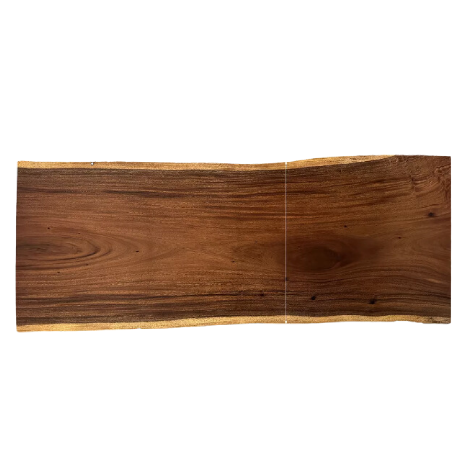 Black Walnut Solid Wood Natural Edge Large Top For Dining Table.