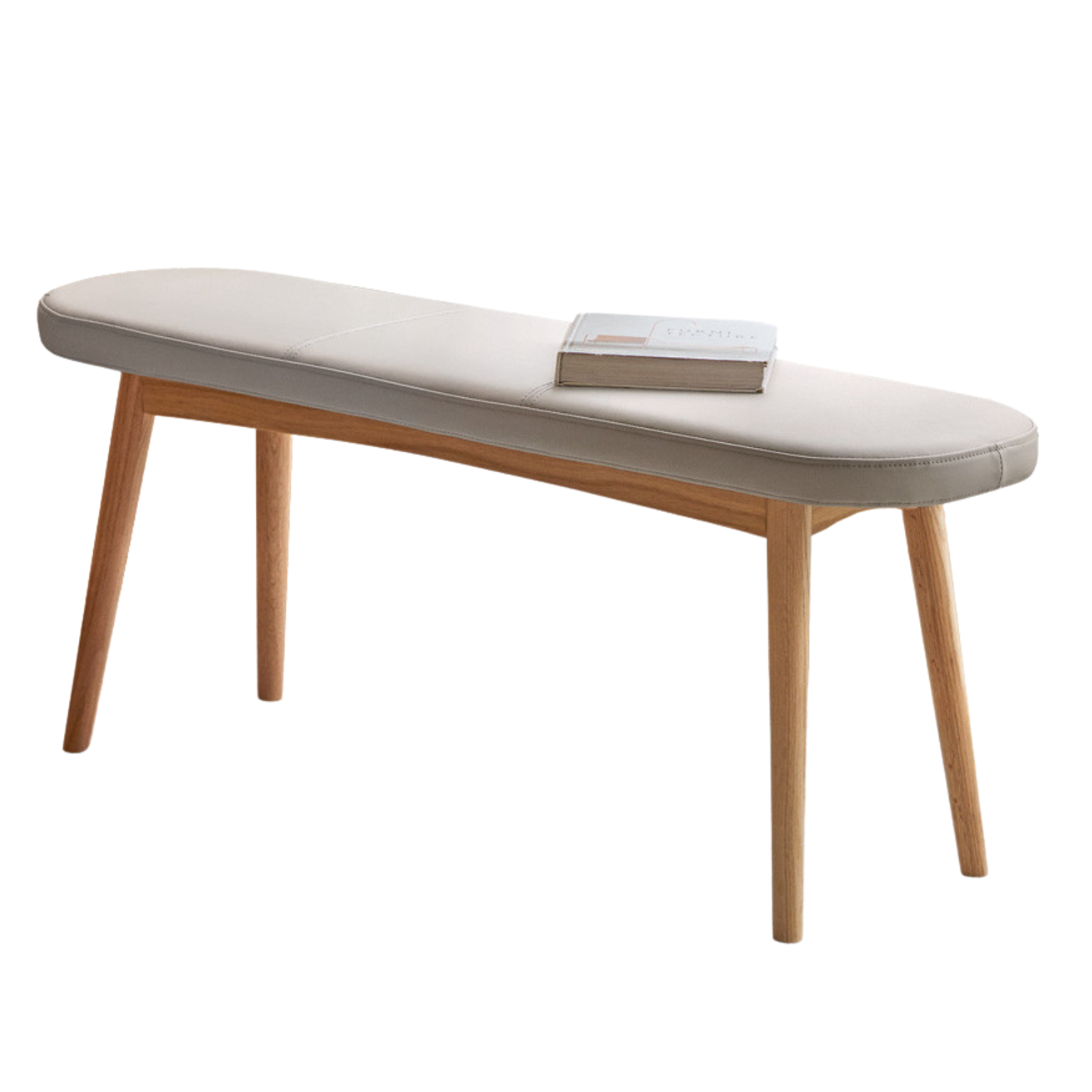 Oak Solid Wood Simple Bench