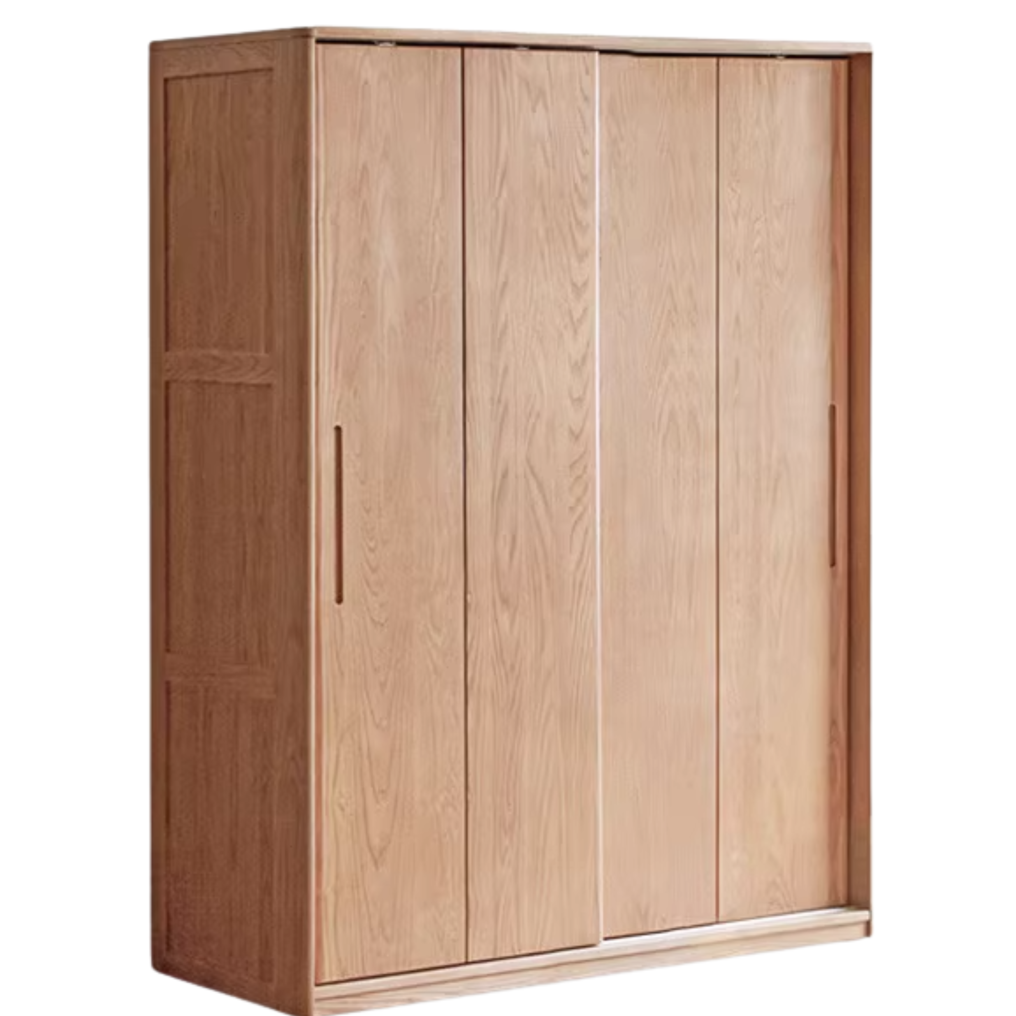 Oak, Ash Solid Wood Wardrobe Sliding Door