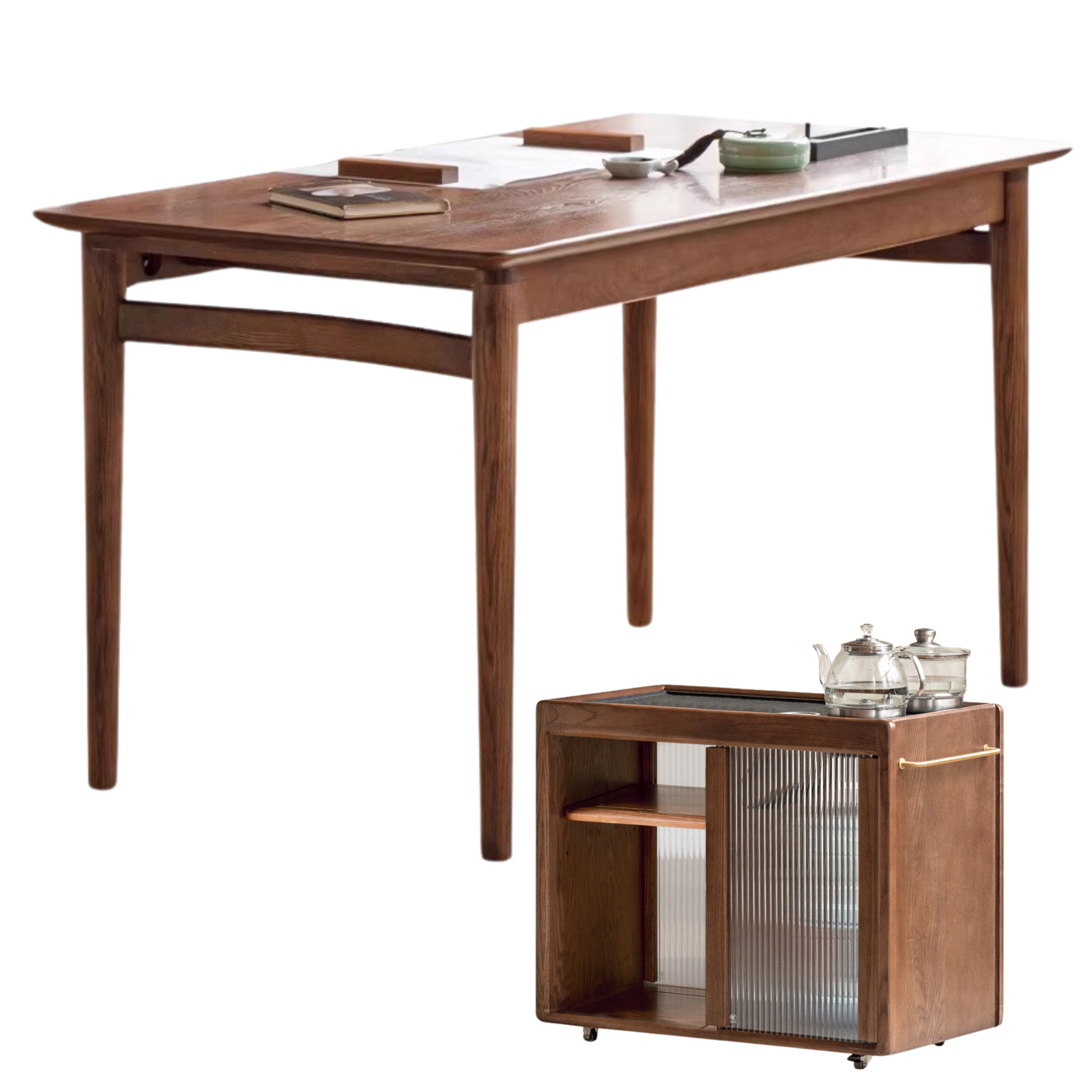 Ash Solid Wood Modern Tea Table