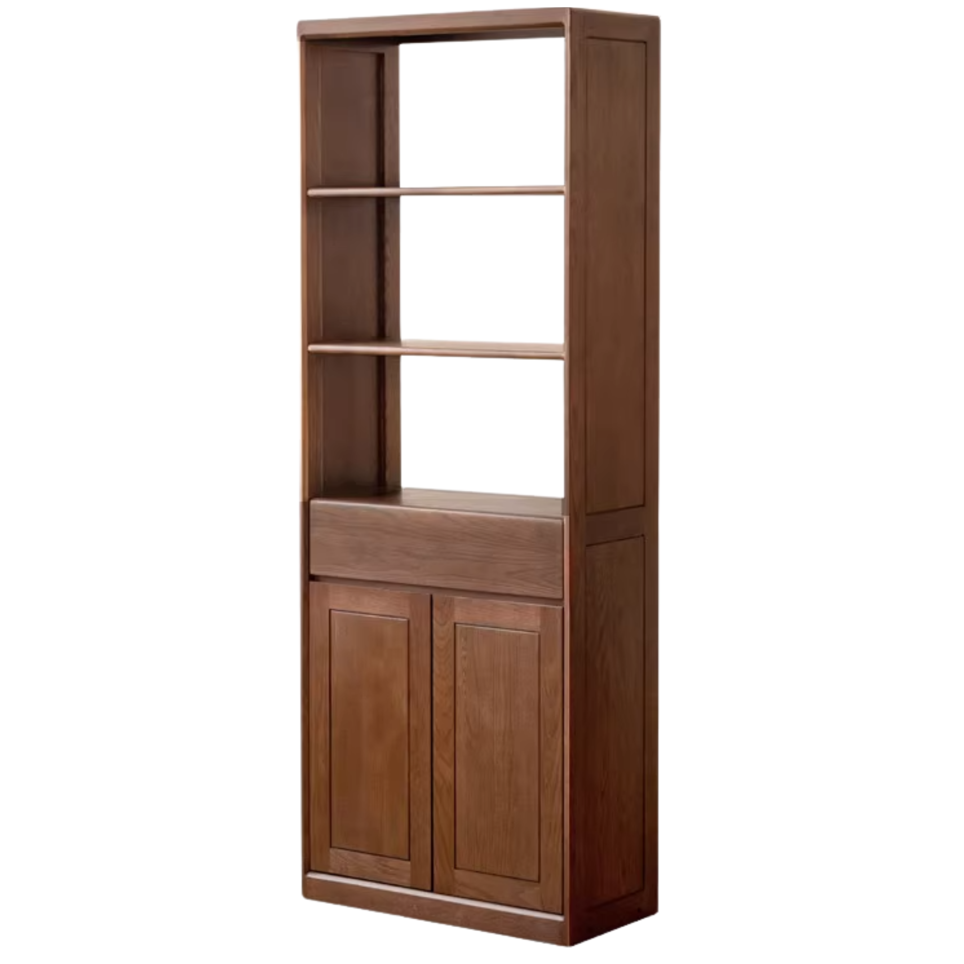 Oak Solid Wood Porch Cabinet Shoe Cabinet Integrated