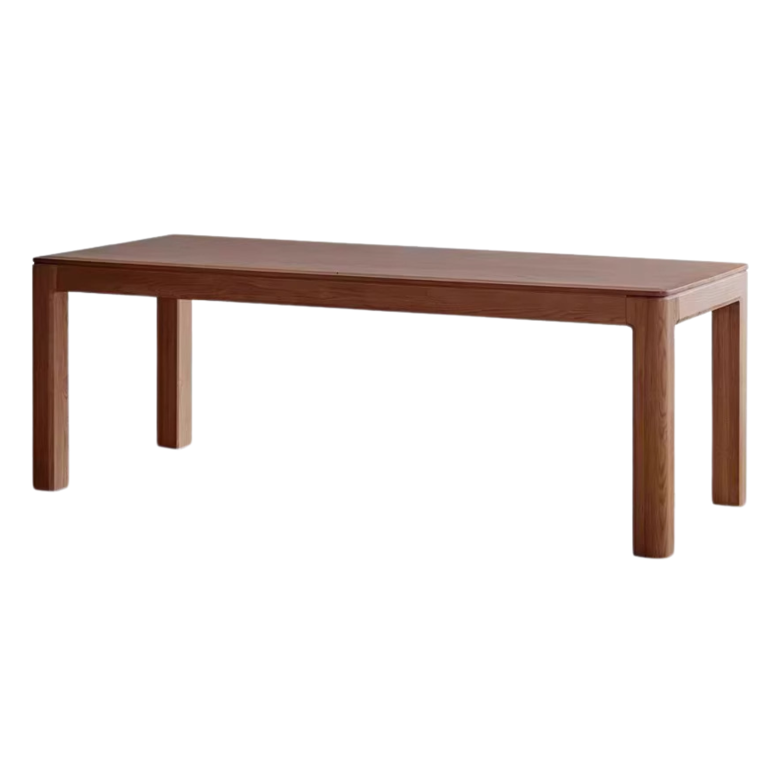 Black Walnut, Ash, Red Oak, Sandalwood Solid Wood Large Dining Table