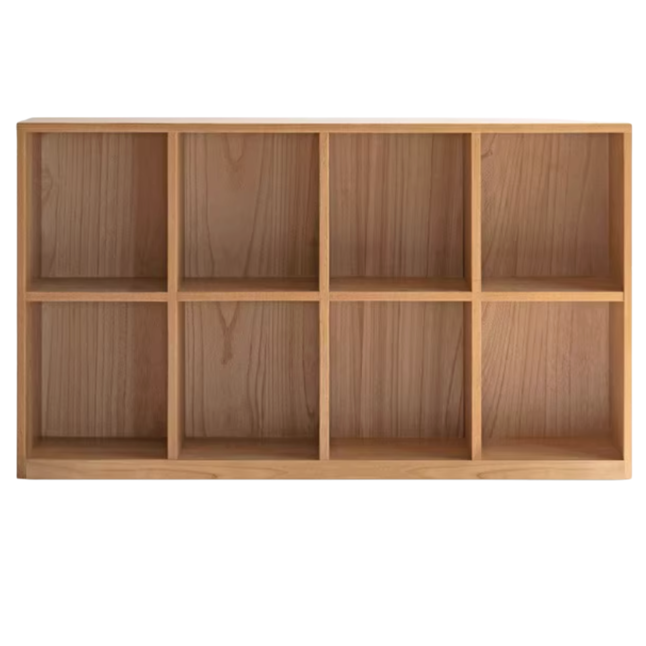 Oak, Solid Rubberwood, Ash Solid Wood Bookcase Free Combination Low Cabinet Floor-Standing Bookshelf
