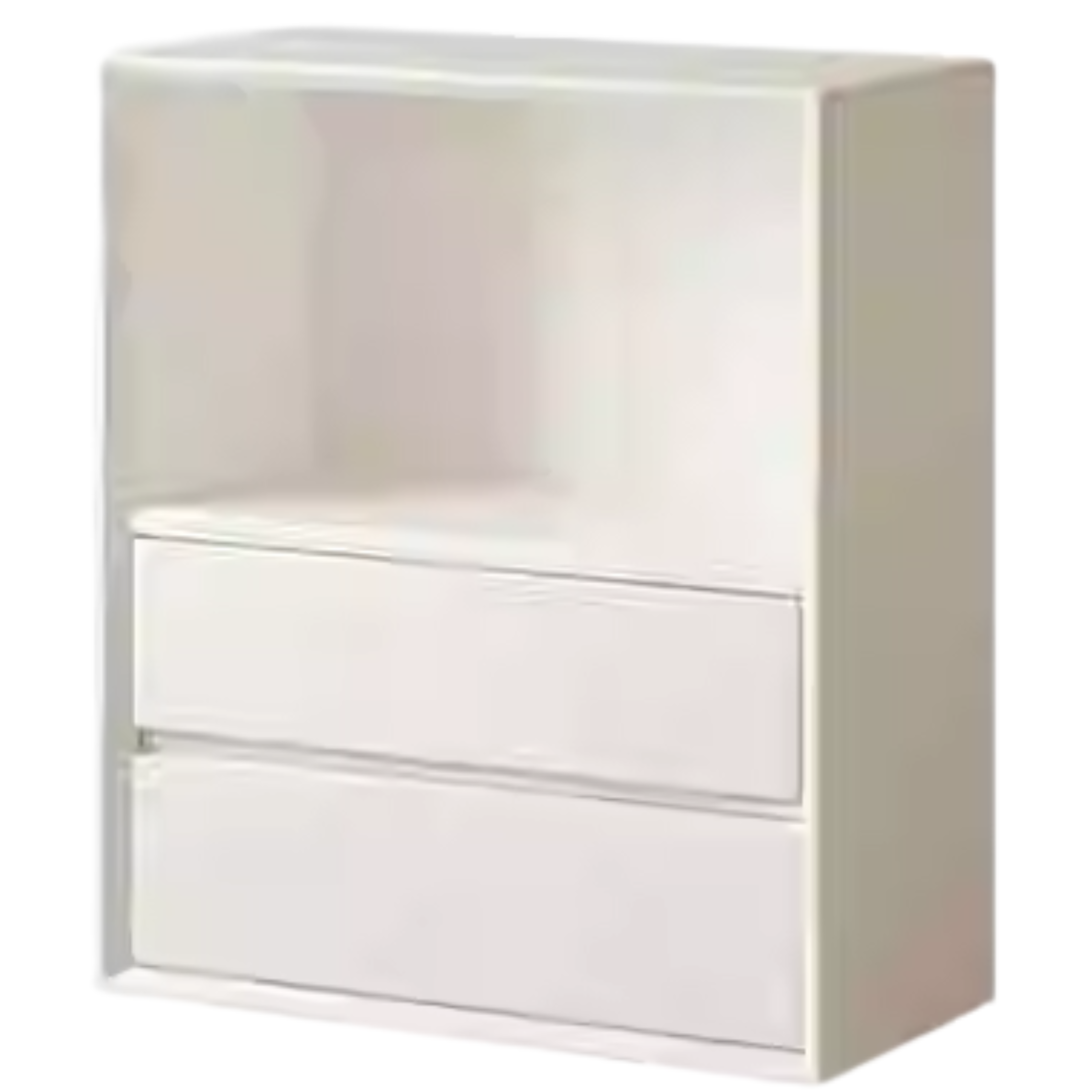 Rubber Solid Wood Modern Bookcase.