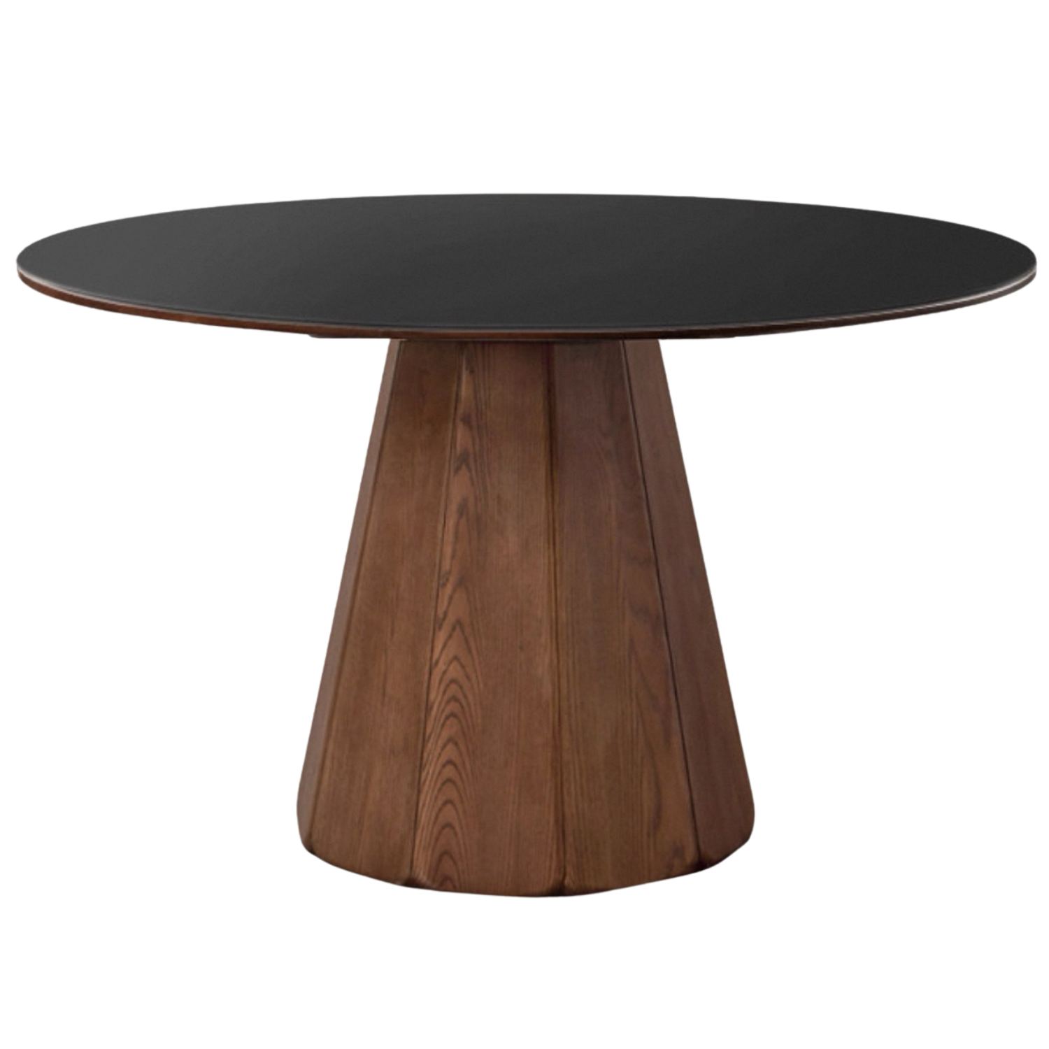 Black Walnut, Sandalwood, Ash Solid Wood Modern Large Dining Table