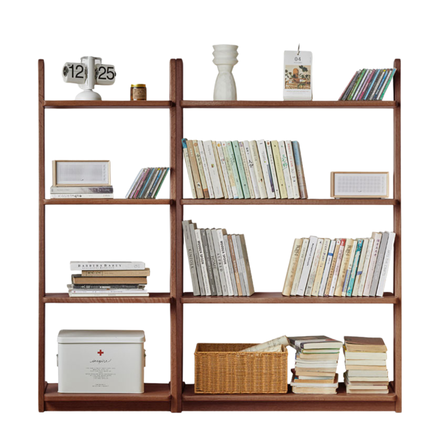 Oak, Beech Solid Wood Bookshelf Racks