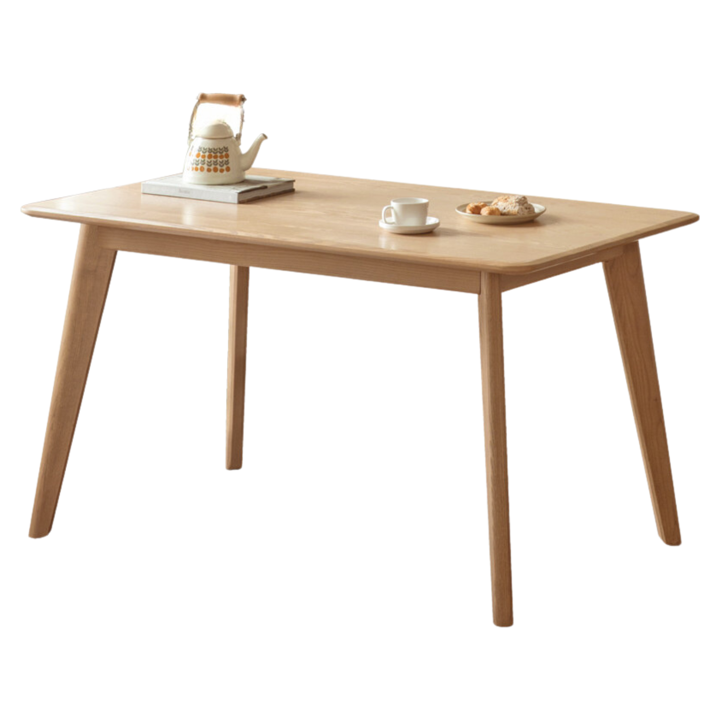 Oak, Ash Solid Wood Dining Table