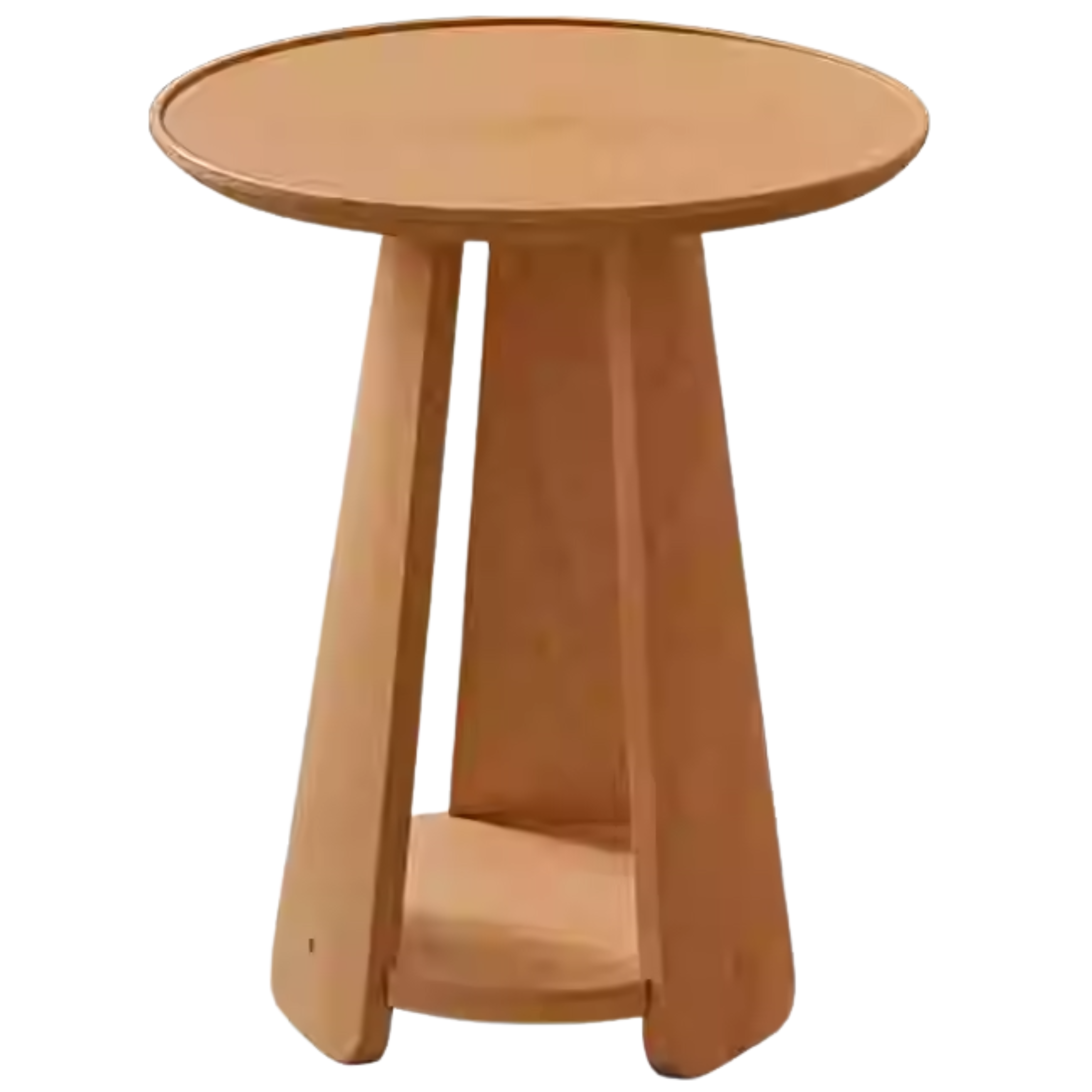 Beech Solid Wood Nordic Side Table.