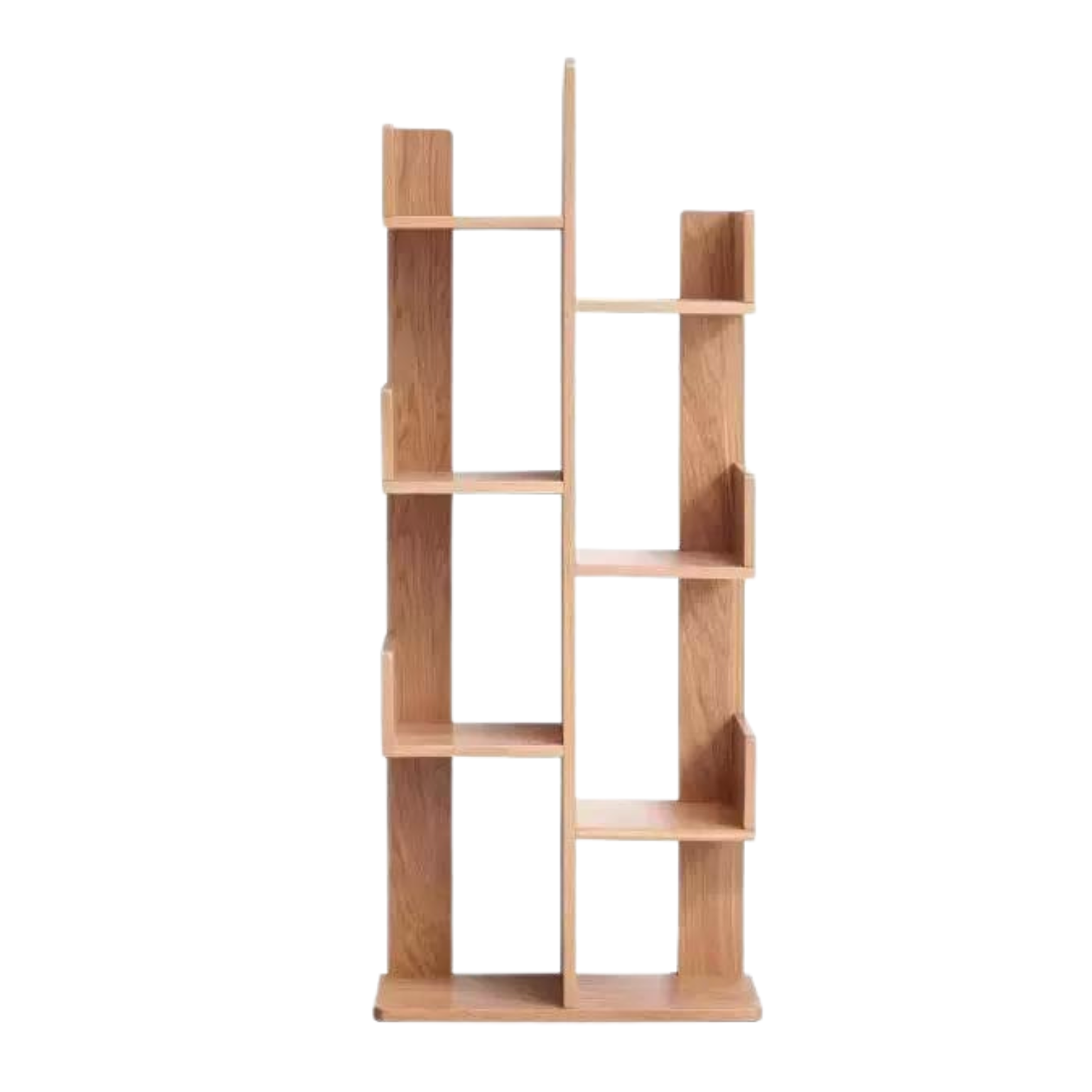 Oak Solid Wood Floor-Standing Bookshelf