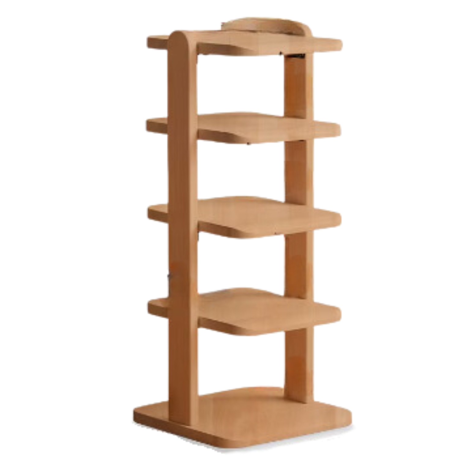 Rubberwood, Beech Solid Wood Narrow Shoe Rack