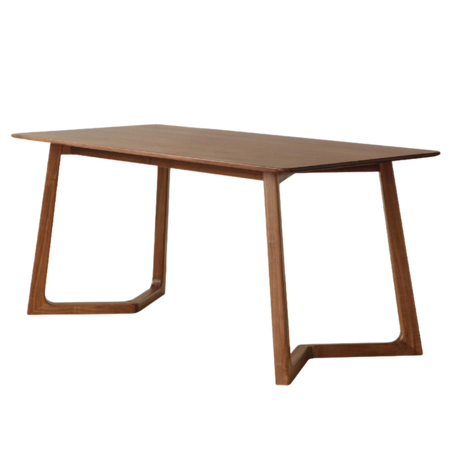 Black Walnut, Oak Solid Wood Rectangular Dining Table