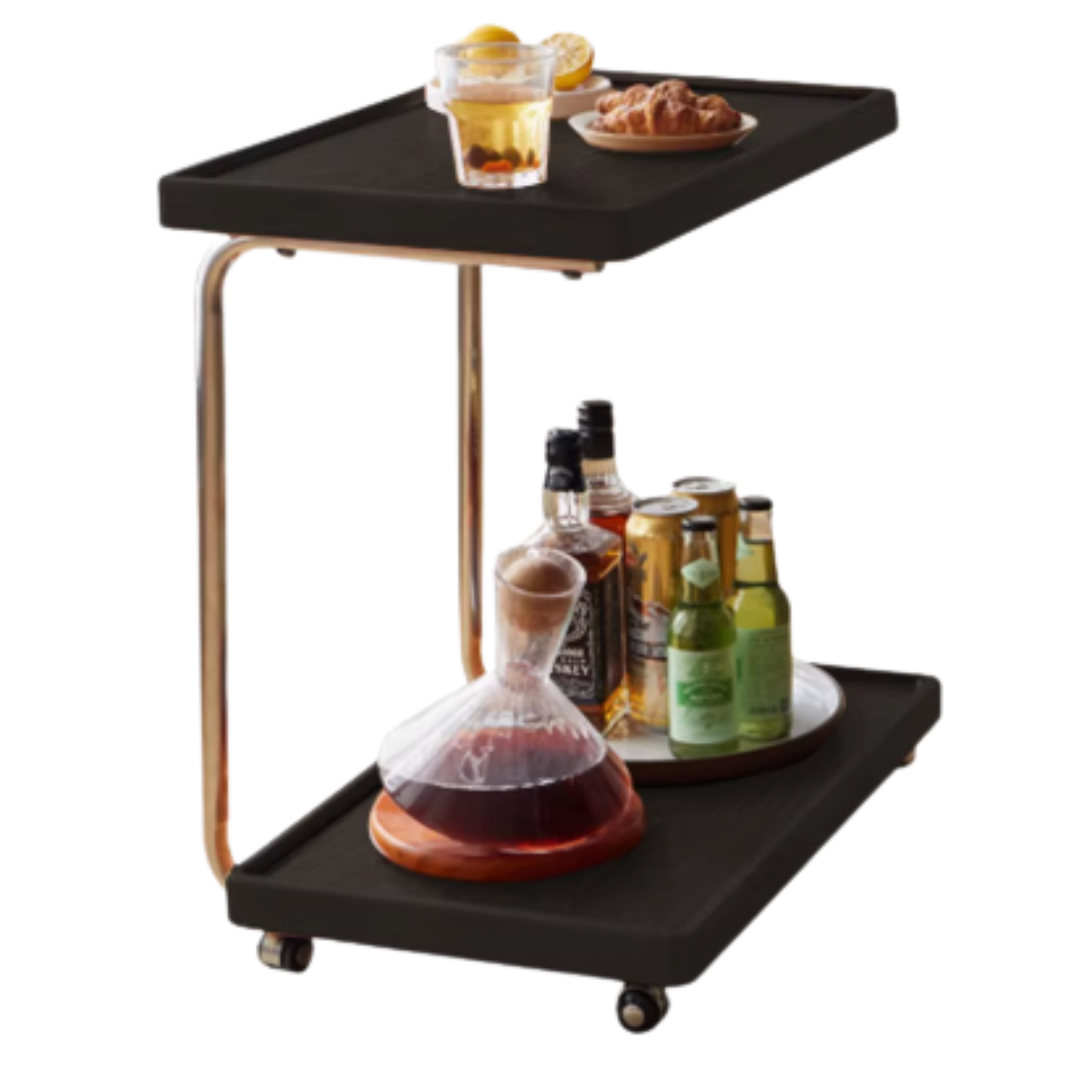 Beech, Ash, Oak, Cherry, Poplar Solid Wood C-type Side Table Modern