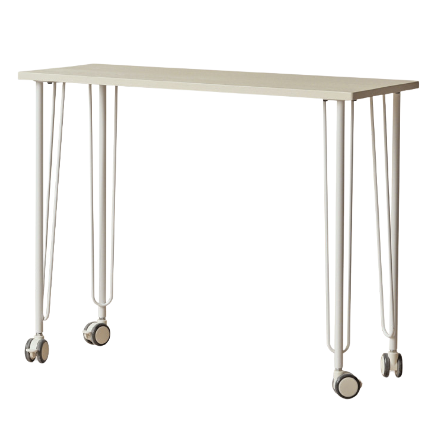 Oak Solid Wood Bookcase Cream Office Desk
