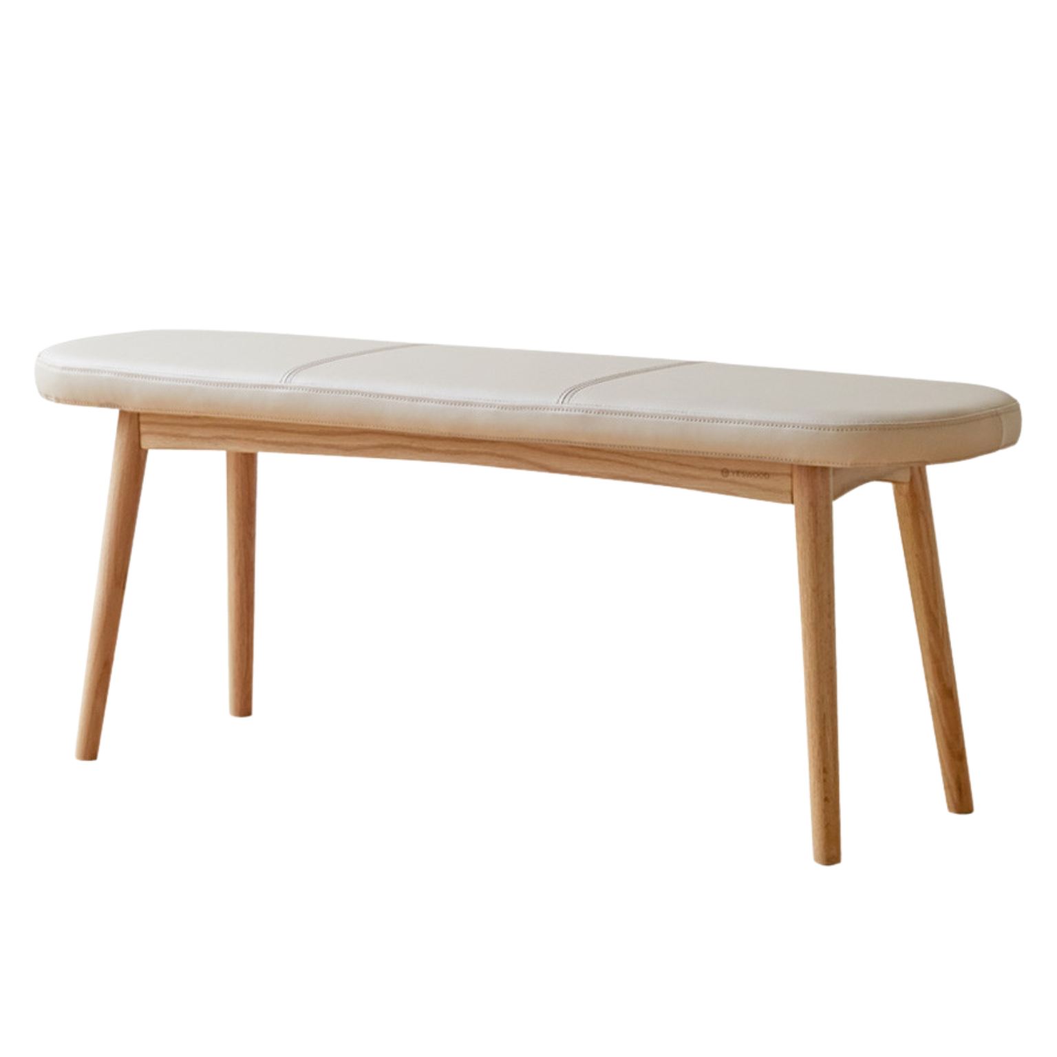 Oak Solid Wood Simple Bench