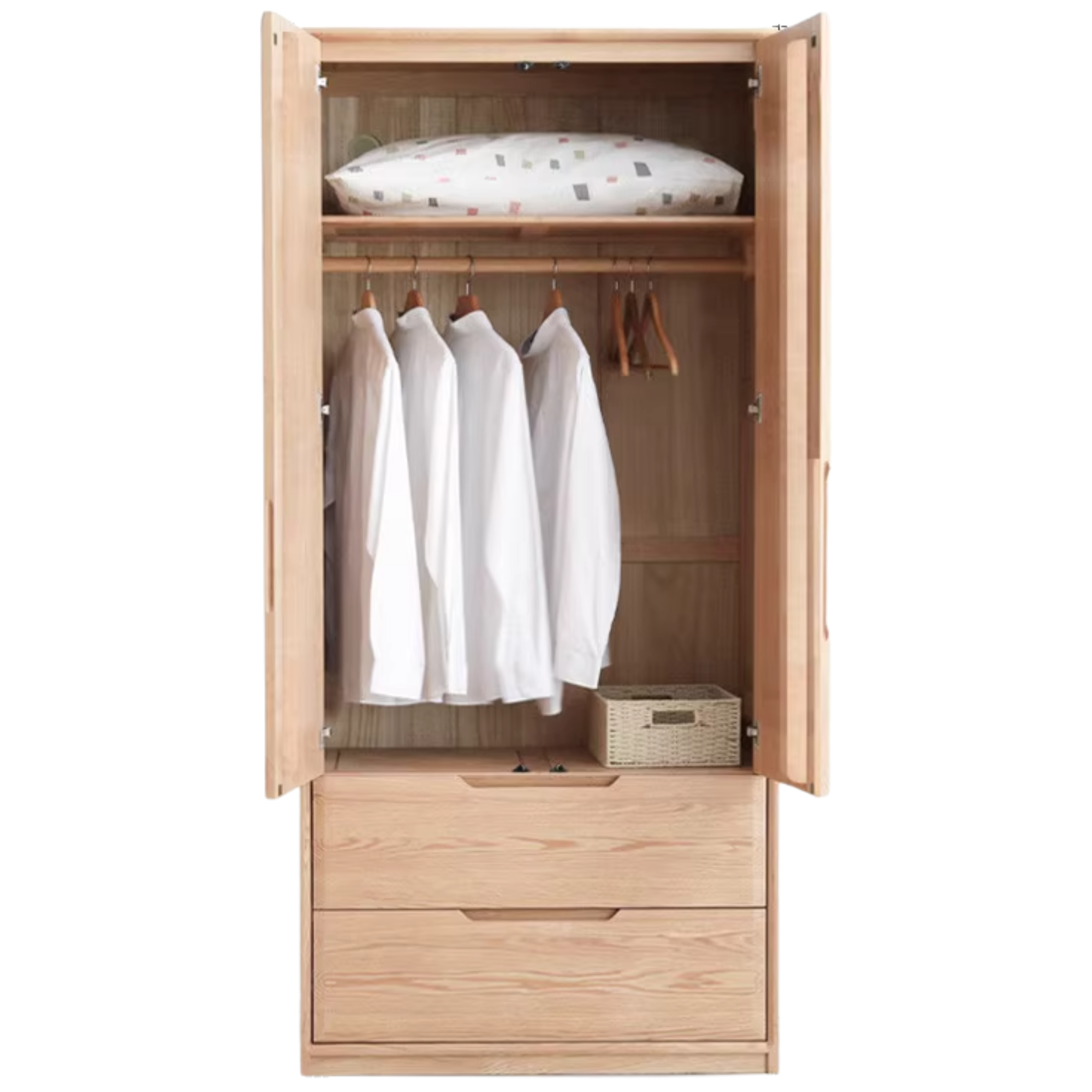 Oak solid wood Wardrobe