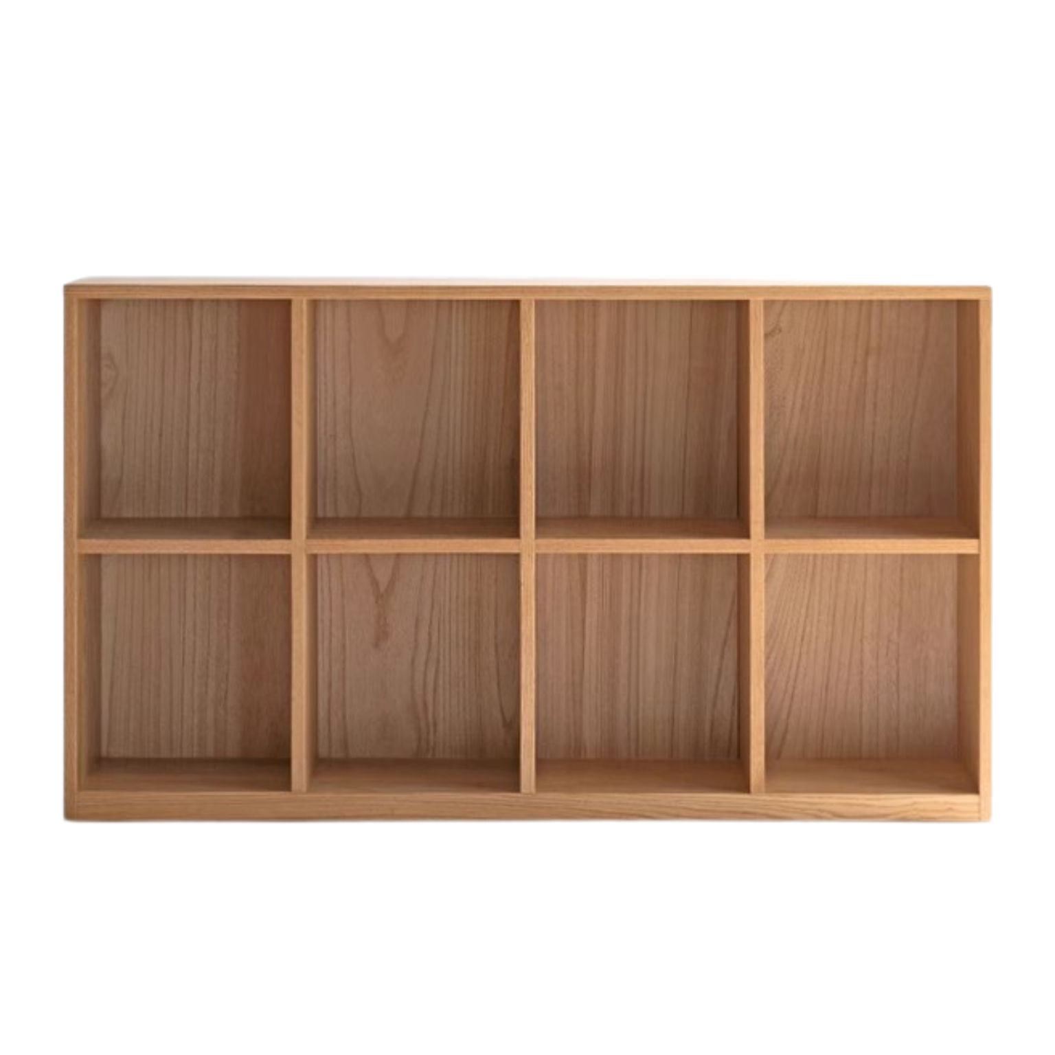 Oak, Solid Rubberwood, Ash Solid Wood Bookcase Free Combination Low Cabinet Floor-Standing Bookshelf