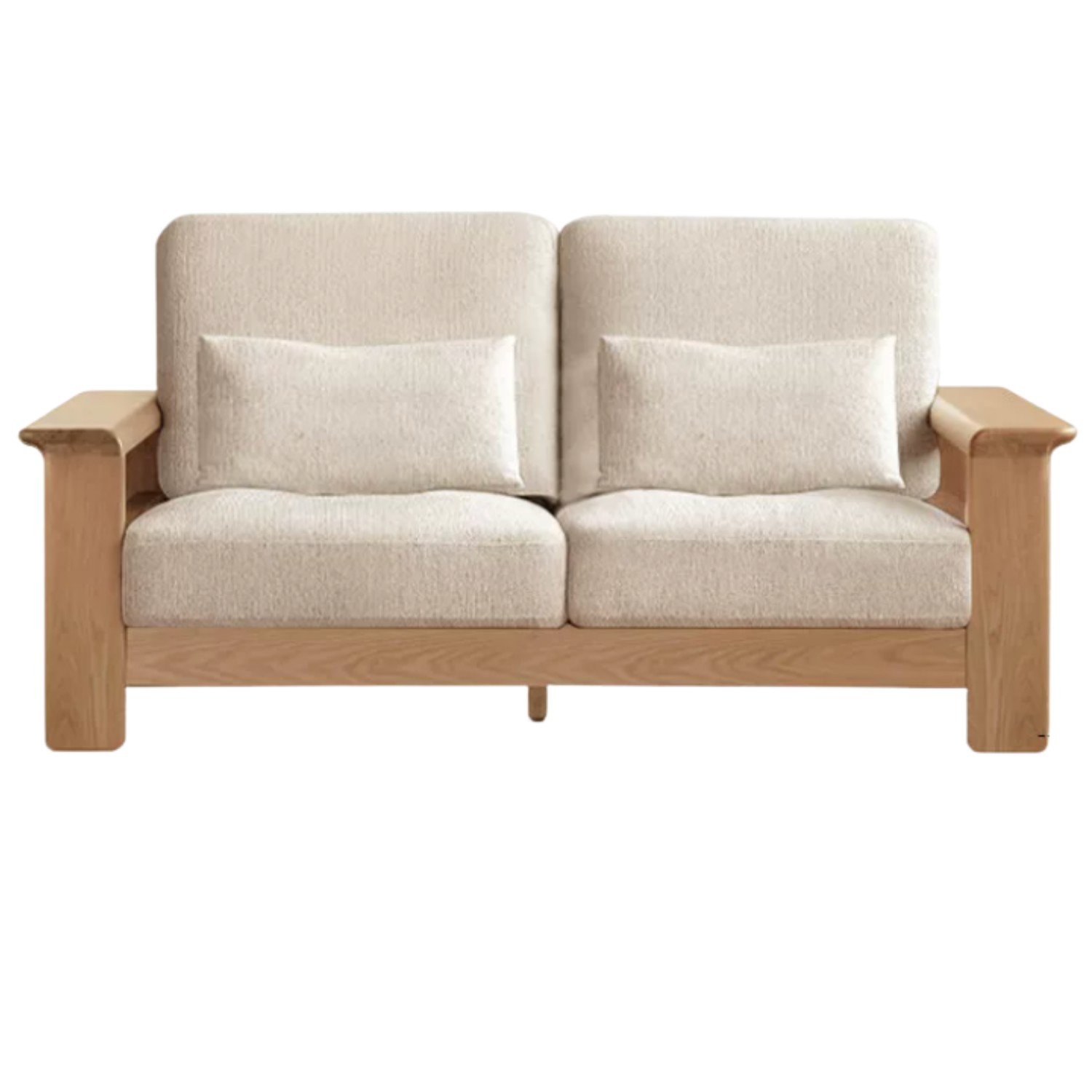 Ash solid Wood Lounge Sofa with Elevated Comfort Design
