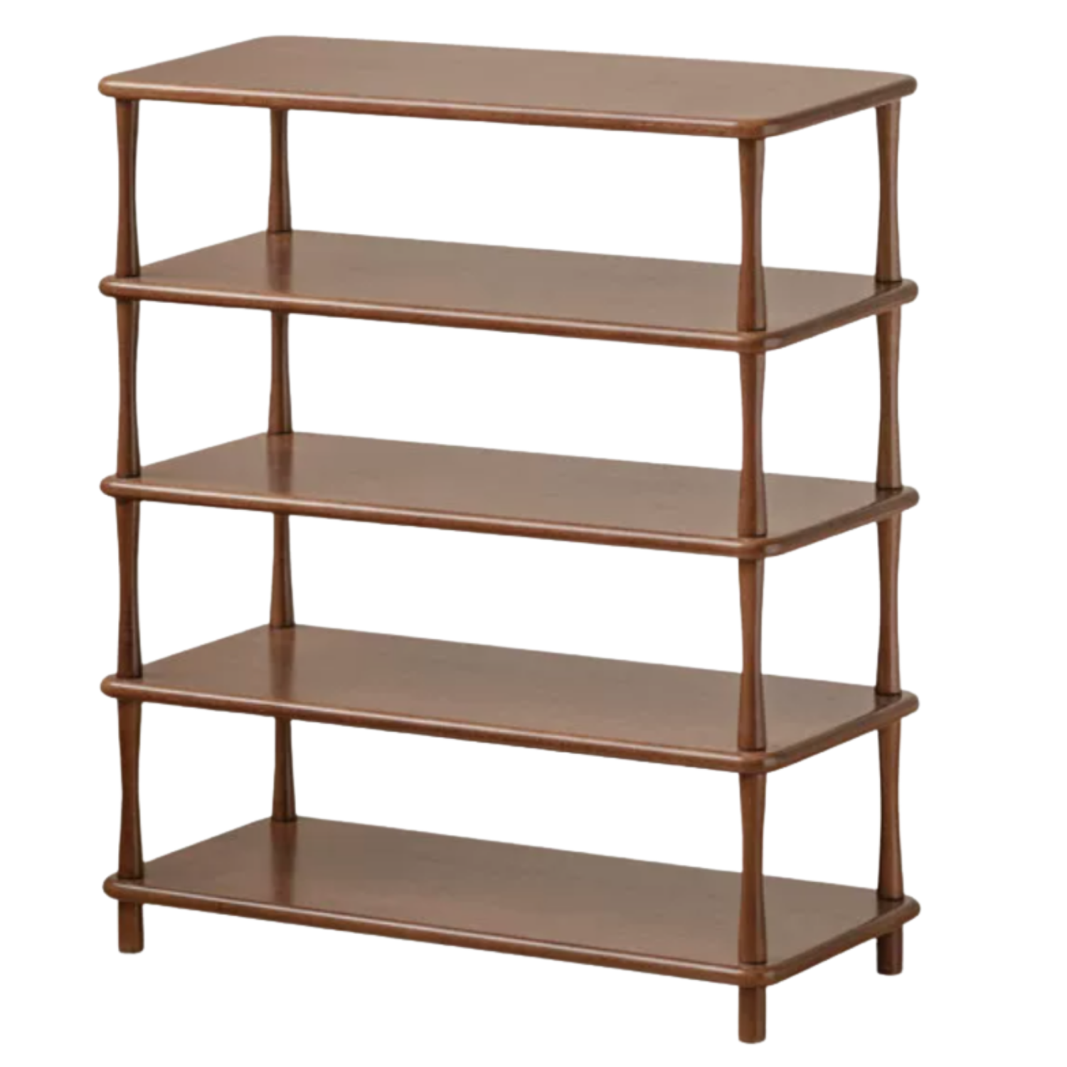 Rubberwood Solid Wood Shoe Rack Multi Layer Storage Organizer