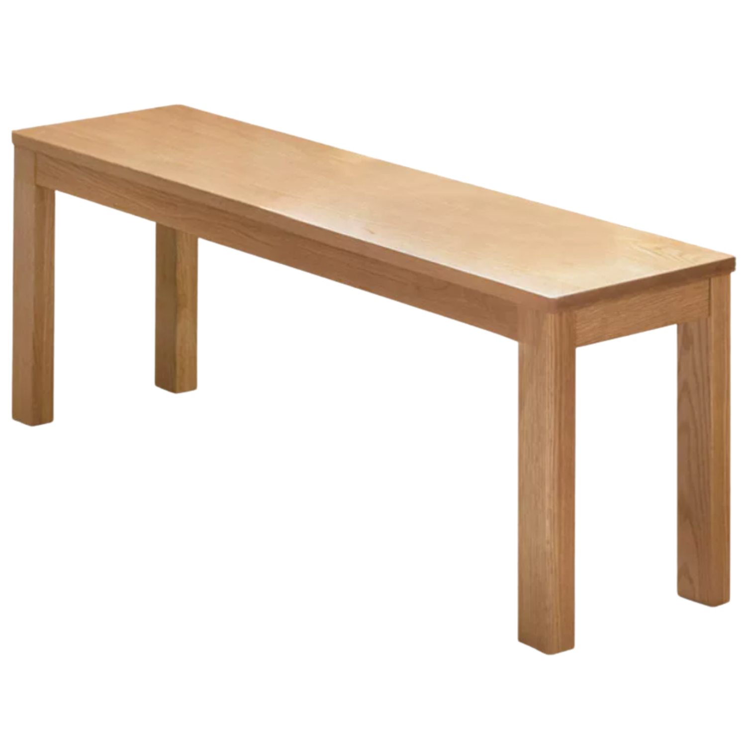 Ash, Oak, Beech, Solid Rubberwood Wide Seat Bench